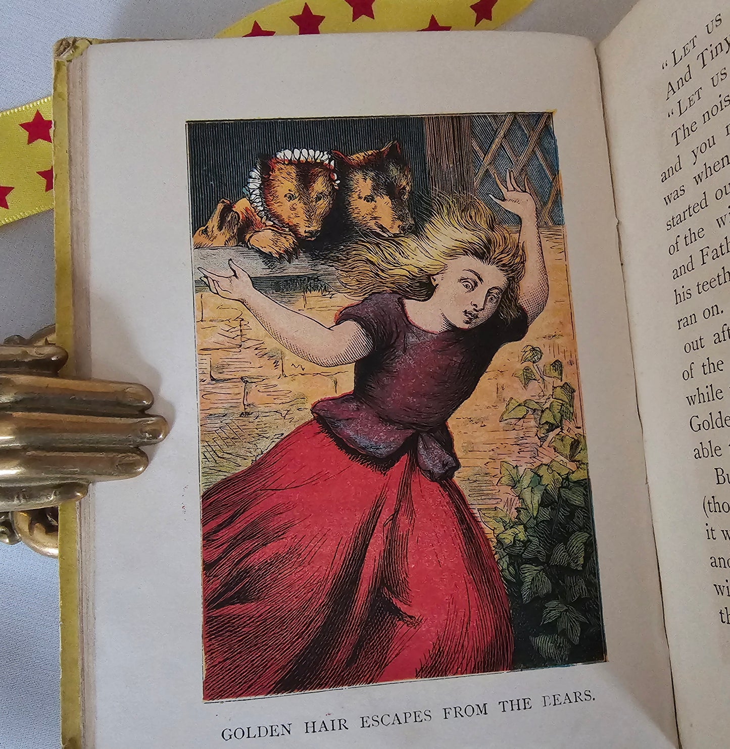 1870s Cinderella, Goldilocks etc. / SCARCE / Warne's National Nursery Library / Antique Book Around 150 Years Old / 48 Superb Colour Plates