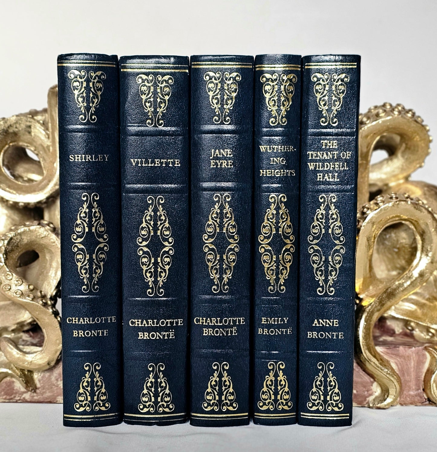 1972 Works of The Bronte Sisters / Vintage Matching Hardback Set in Five Volumes / Excellent Condition / Jane Eyre, Wuthering Heights etc.