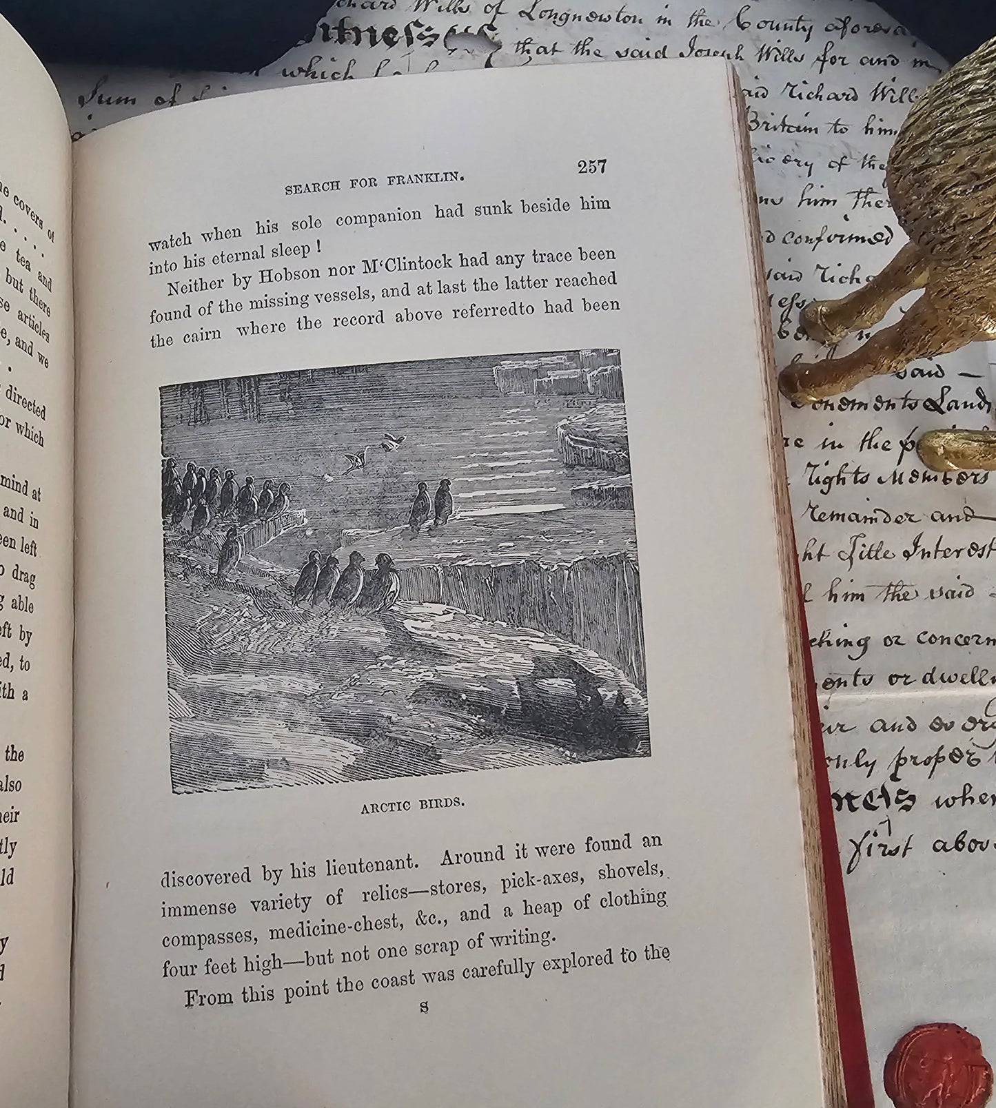 1900 Half Hours in the Far North - Life Amid Snow and Ice / James Nisbet, London / Richly Illustrated / Gilt Edged Pages / In Good Condition