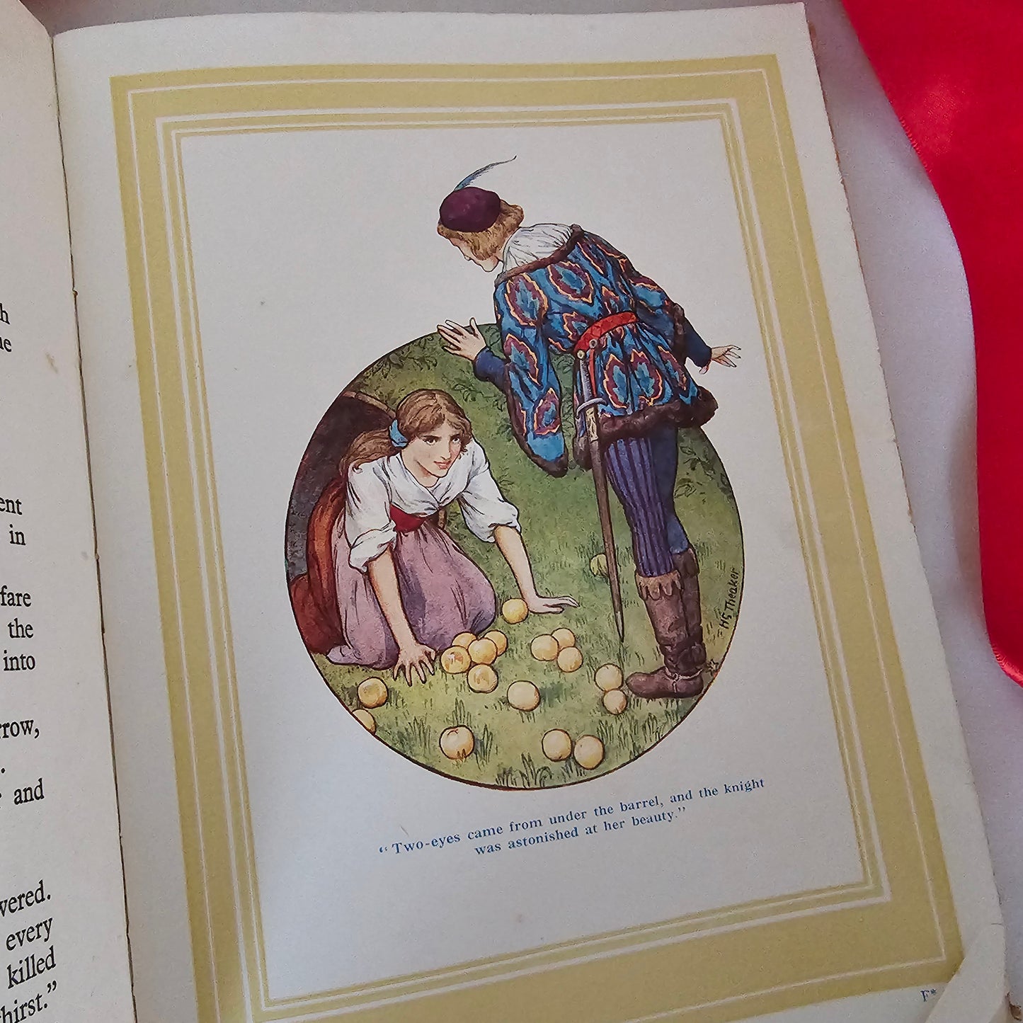 1930s Grimm's Fairy Tales / Ward, Lock & Co. Ltd, London / 24 Beautiful Colour Plates by Harry G Theaker / Vintage Book / 16 Tales