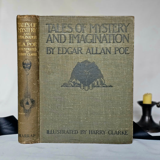 1919 Tales of Mystery & Imagination by Edgar Allan Poe / First Edition thus, Harrap  / Large Deluxe Edition Illustrated by Harry Clarke