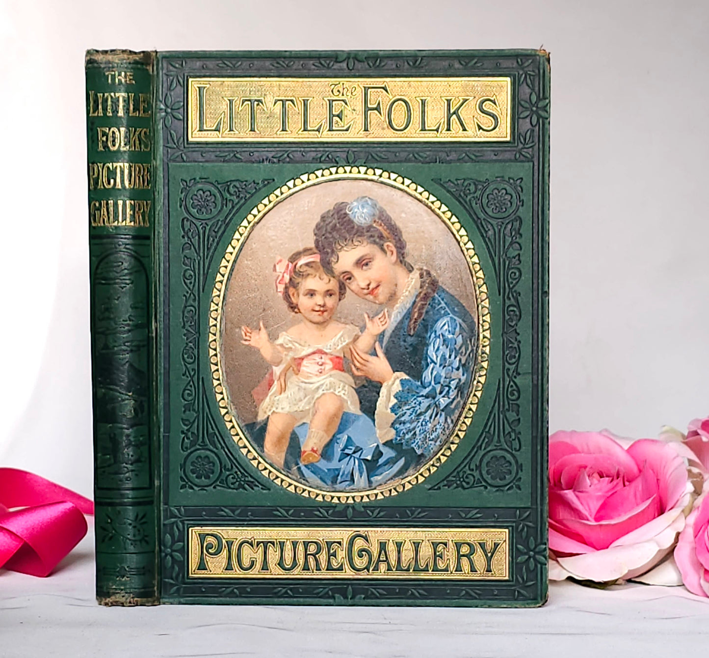 1870s The Little Folks Picture Gallery / Cassell, Petter & Galpin / Charming Victorian Picture Book / Delightful Illustration on Every Page