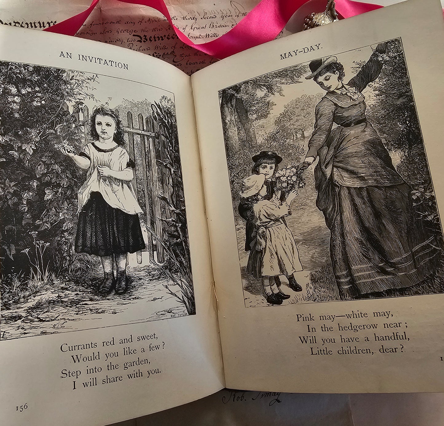 1870s The Little Folks Picture Gallery / Cassell, Petter & Galpin / Charming Victorian Picture Book / Delightful Illustration on Every Page