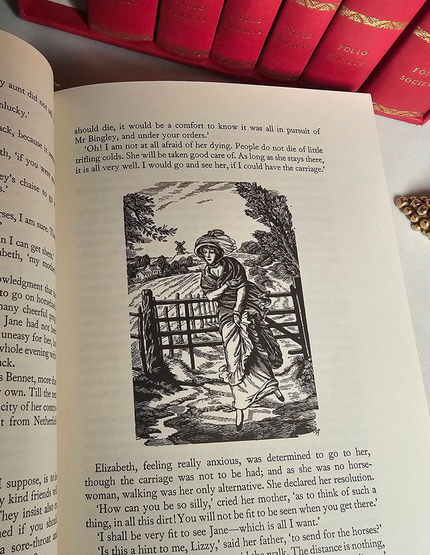 1991 Jane Austen Novels Box Set in 7 Volumes / Folio Society, London / 6 Novels Plus Shorter Works / Excellent Condition / Pride & Prejudice