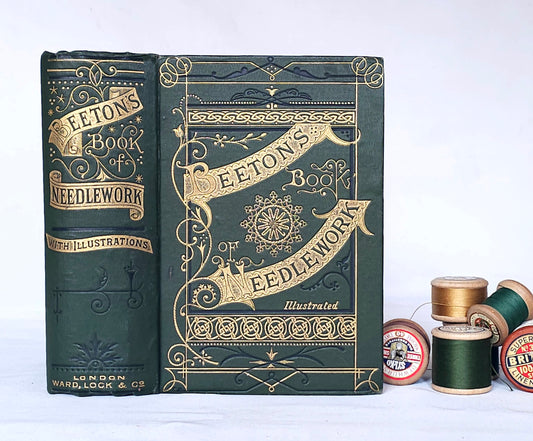 c1900 Beeton's Book of Needlework / Ward, Lock & Co., London / Richly Illustrated in Black and White / In Very Good Condition