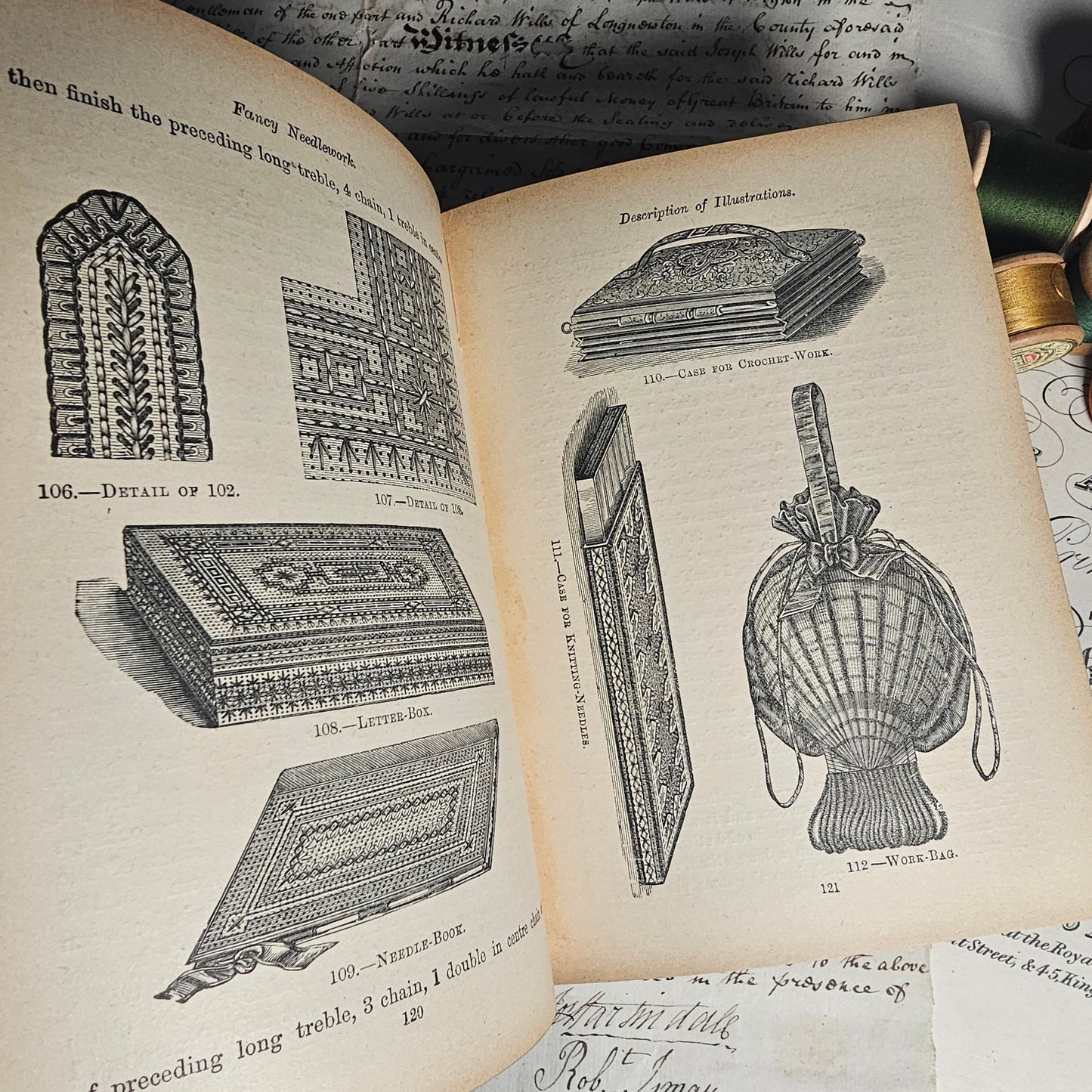 c1900 Beeton's Book of Needlework / Ward, Lock & Co., London / Richly Illustrated in Black and White / In Very Good Condition