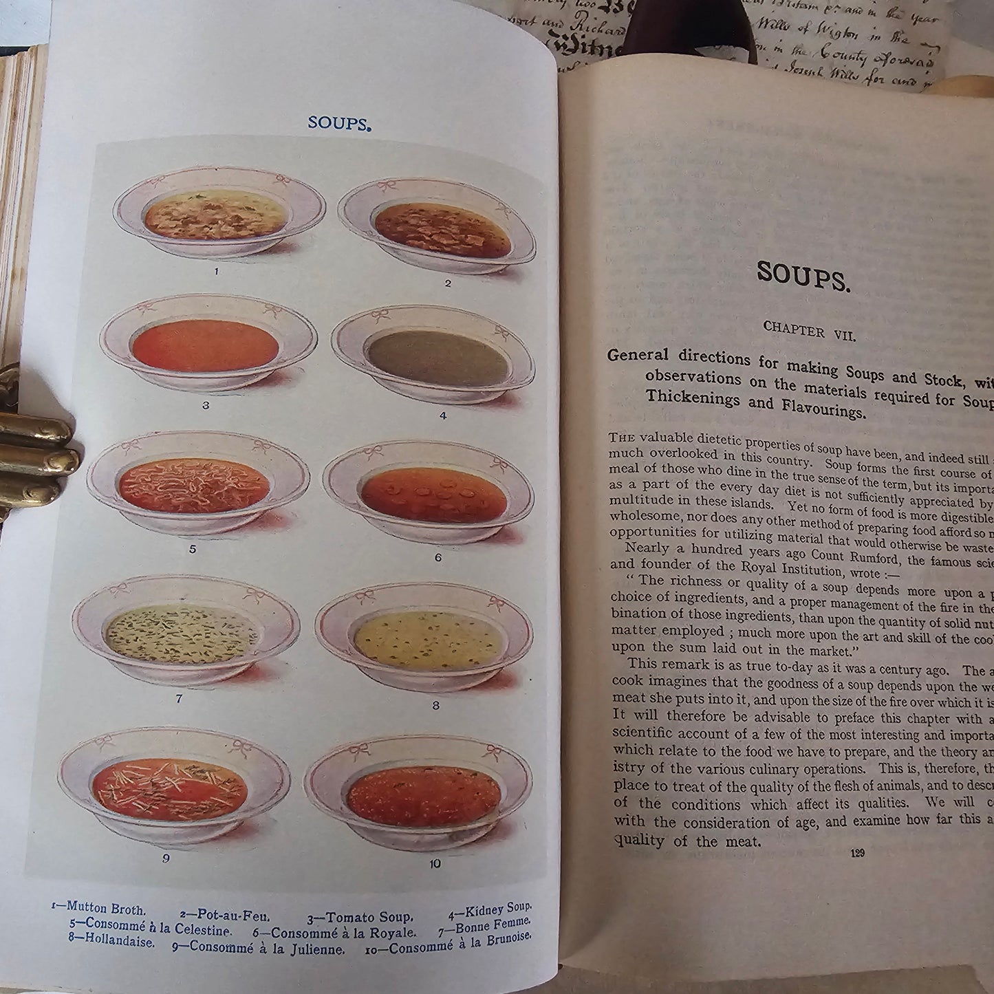 1915 Mrs Beeton's Book of Household Management A Guide To Cookery In All Branches / 32 Superb Colour Plates and Nearly 700 Illustrations