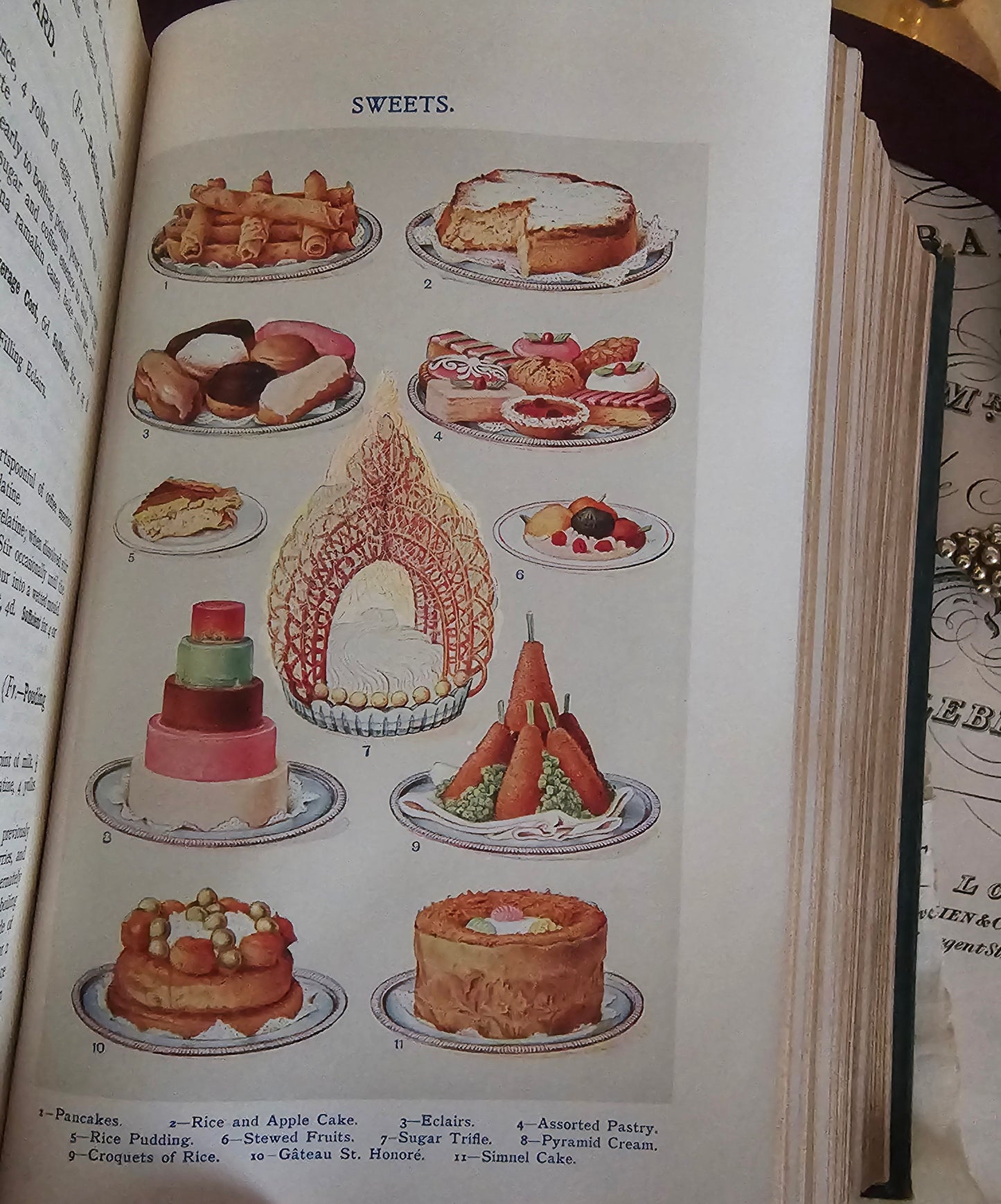 1915 Mrs Beeton's Book of Household Management A Guide To Cookery In All Branches / 32 Superb Colour Plates and Nearly 700 Illustrations