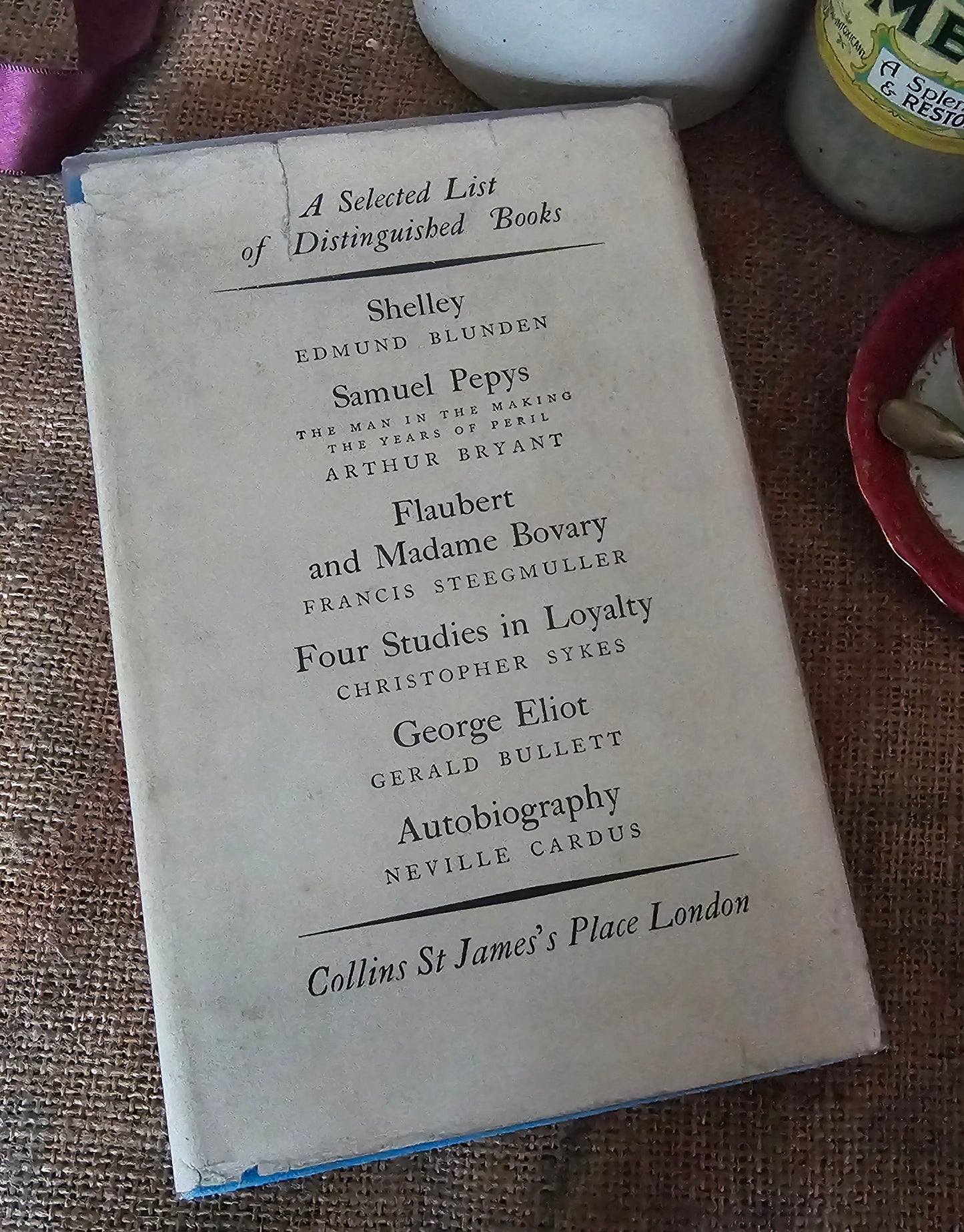 1948 Mrs Beeton and Her Husband by Nancy Spain / First Edition Collins, London / Biography By Her Great-Niece / Vintage Book / Dust Wrapper