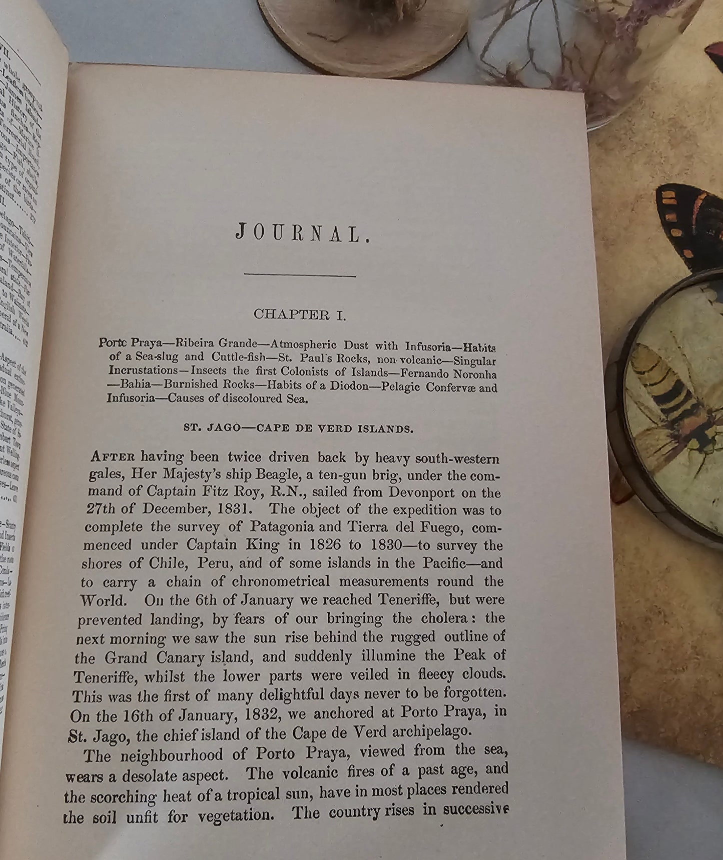 1896 Charles Darwin: Journal of Researches Into Natural History & Geology of Countries Visited During Voyage Round World of HMS Beagle