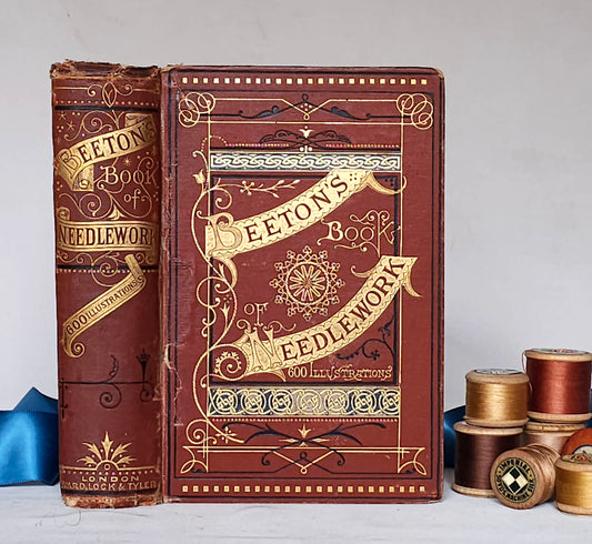 c1900 Beeton's Book of Needlework / Ward, Lock & Co., London / Richly Illustrated in Black and White / In Very Good Condition