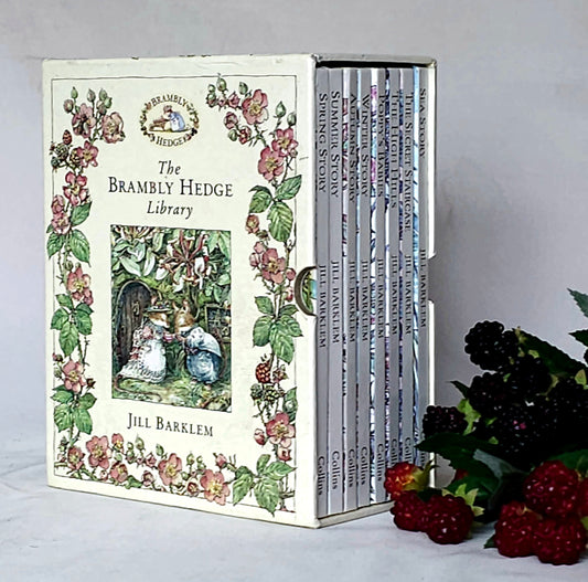 2000 The Brambly Hedge Collection by Jill Barklem / Spring, Summer, Autumn & Winter Story Plus Four More / Beautifully Illustrated Boxed Set