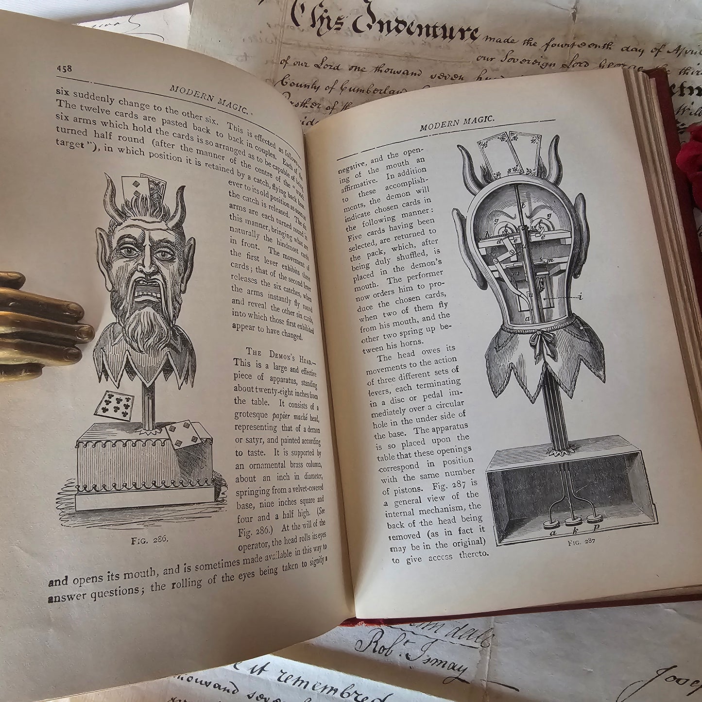 1894 Modern Magic-A Practical Treatise on the Art of Conjuring by Professor Hoffman / Early Edition of the Seminal Magic Book / Illustrated