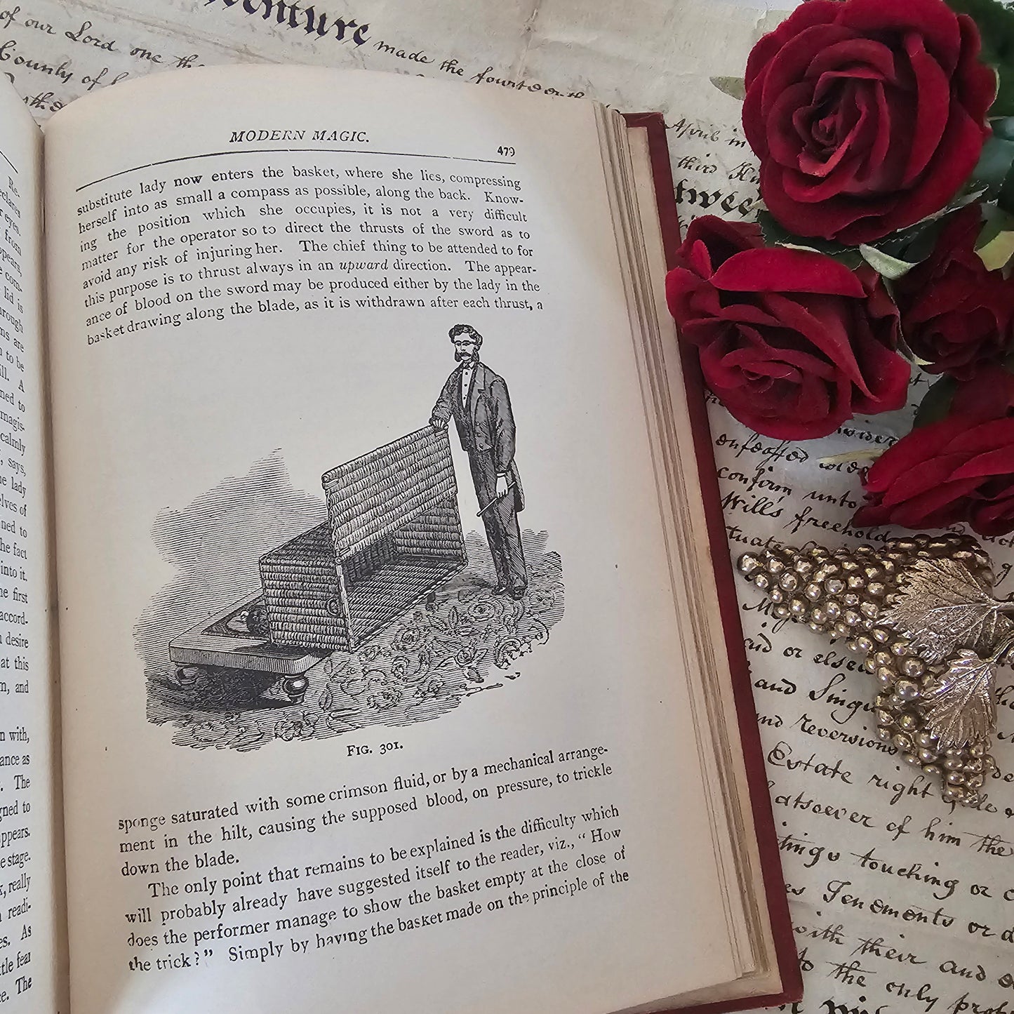 1894 Modern Magic-A Practical Treatise on the Art of Conjuring by Professor Hoffman / Early Edition of the Seminal Magic Book / Illustrated