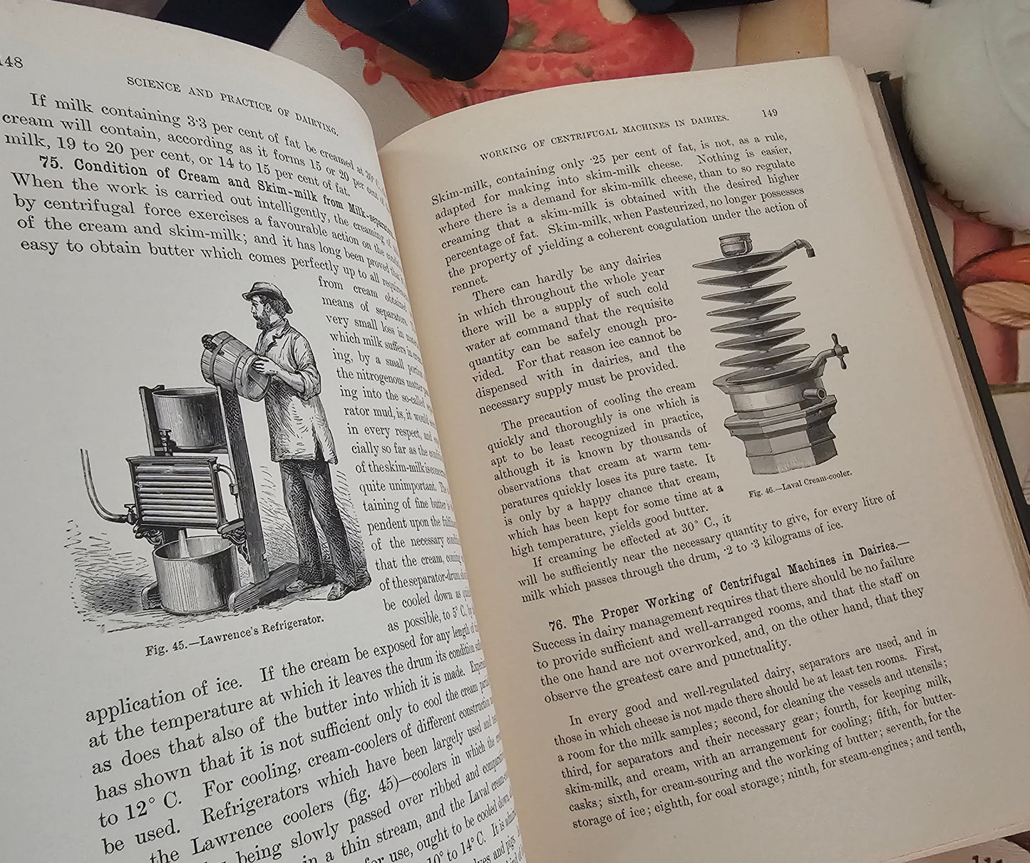 1896 The Book of the Dairy by W Fleischmann / Blackie & Son, London / Comprehensive Victorian Book / Richly Illustrated / In Good Condition