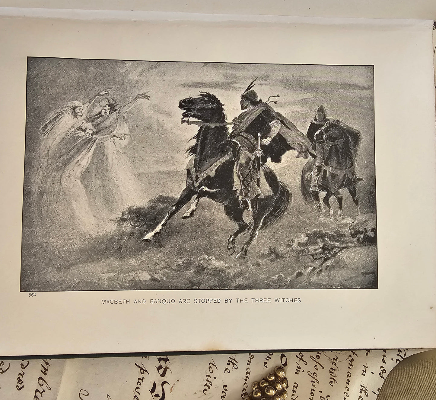 1920s Tales From Shakespeare by Charles Lamb / Blackie and Son, London / Four Black & White Plates / Macbeth, Othello, Romeo and Juliet etc.