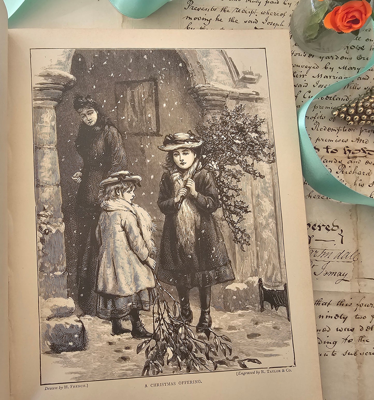 Little Chummies - Pictures & Rhymes For Happy Times / Beautiful Victorian Children's Book / Profusely Illustrated and in Very Good Condition