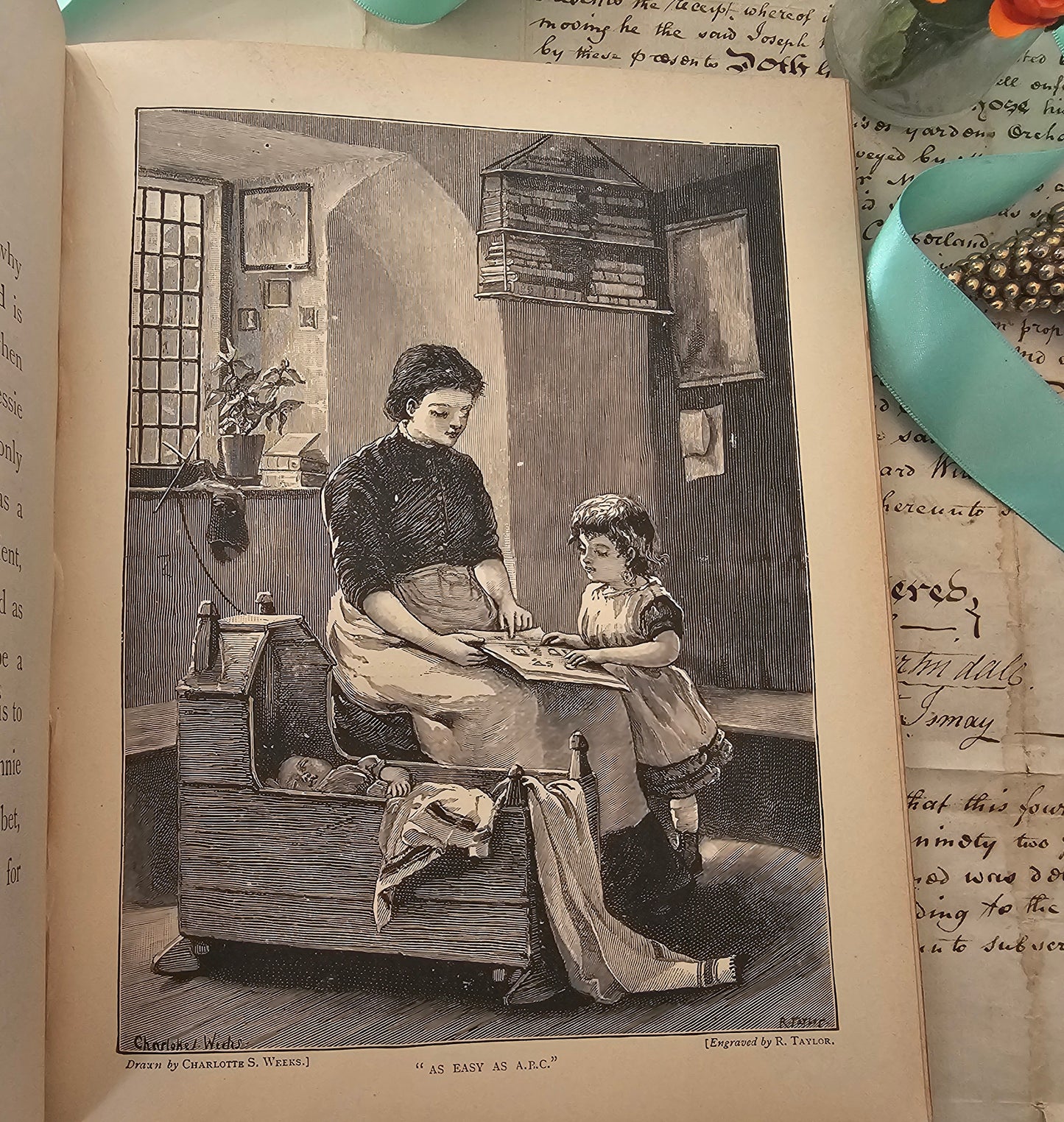 Little Chummies - Pictures & Rhymes For Happy Times / Beautiful Victorian Children's Book / Profusely Illustrated and in Very Good Condition