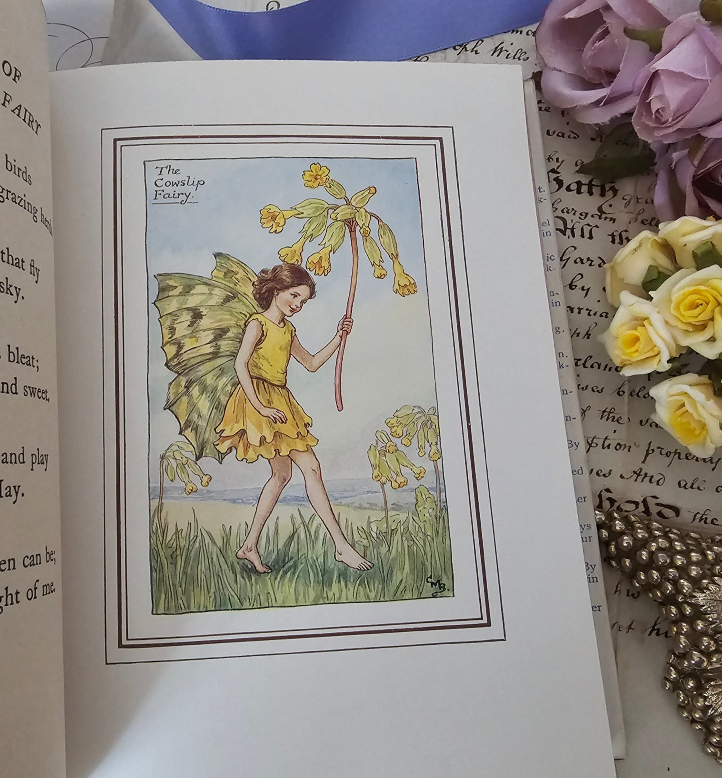 1950 The Book of the Flower Fairies, Poems and Pictures by Cicely Mary Barker / Blackie & Son / Scarce Dust Jacket / In Very Good Condition