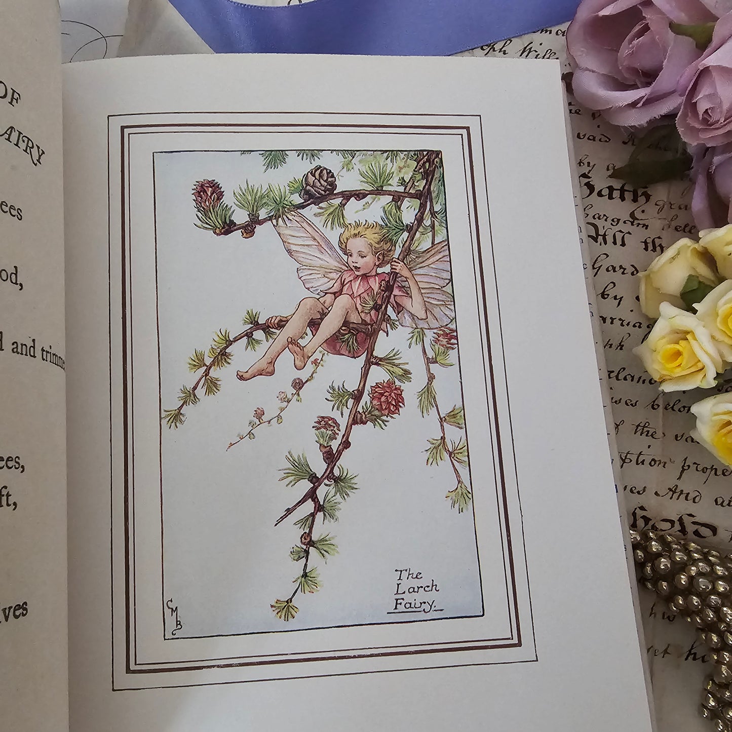 1950 The Book of the Flower Fairies, Poems and Pictures by Cicely Mary Barker / Blackie & Son / Scarce Dust Jacket / In Very Good Condition