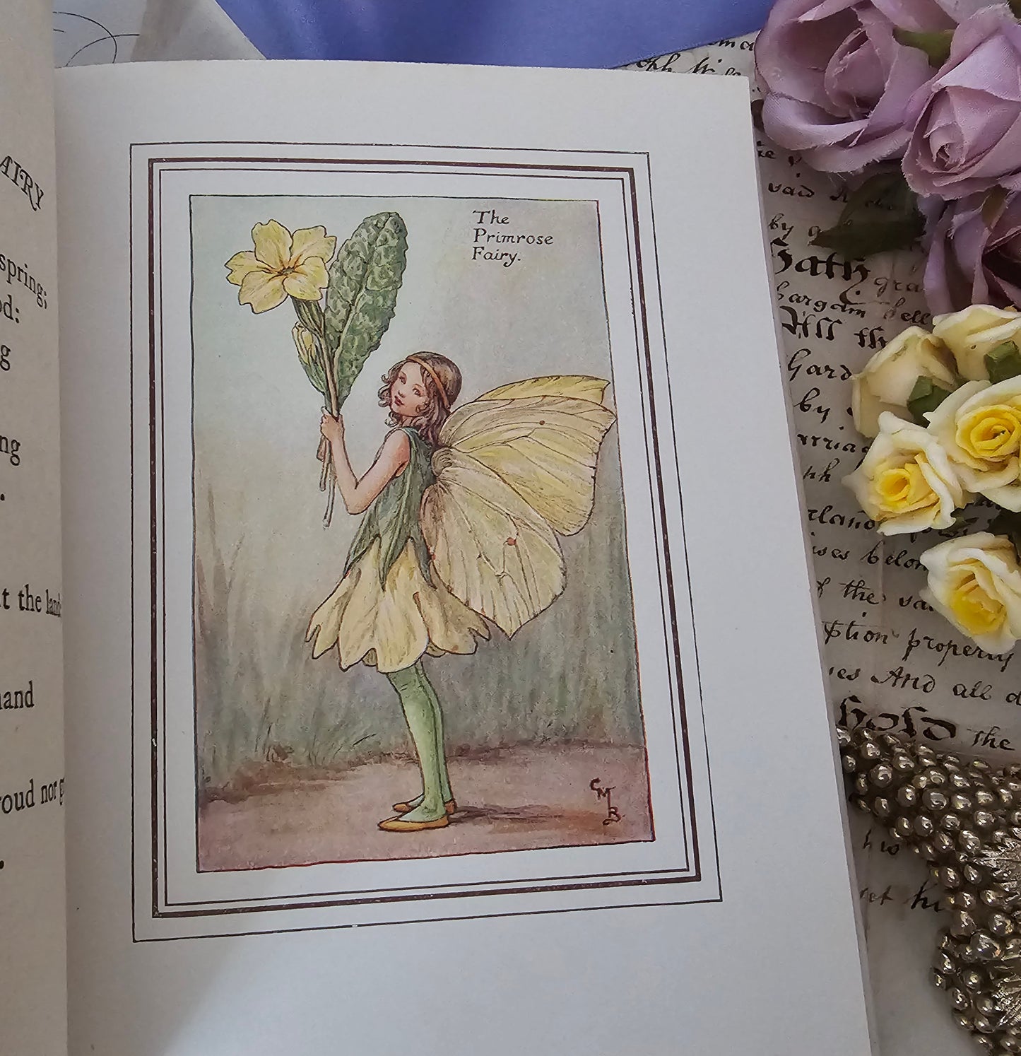 1950 The Book of the Flower Fairies, Poems and Pictures by Cicely Mary Barker / Blackie & Son / Scarce Dust Jacket / In Very Good Condition