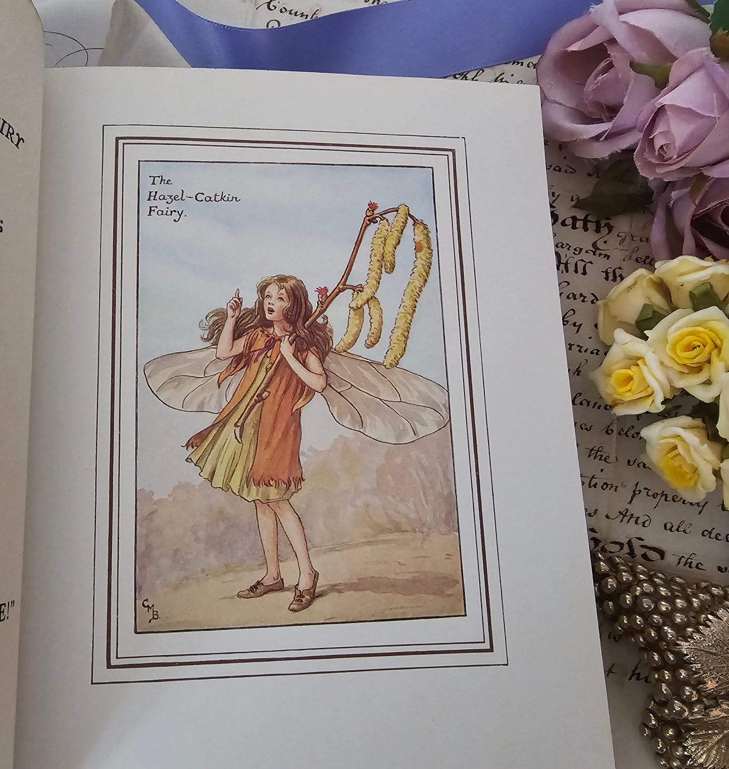 1950 The Book of the Flower Fairies, Poems and Pictures by Cicely Mary Barker / Blackie & Son / Scarce Dust Jacket / In Very Good Condition