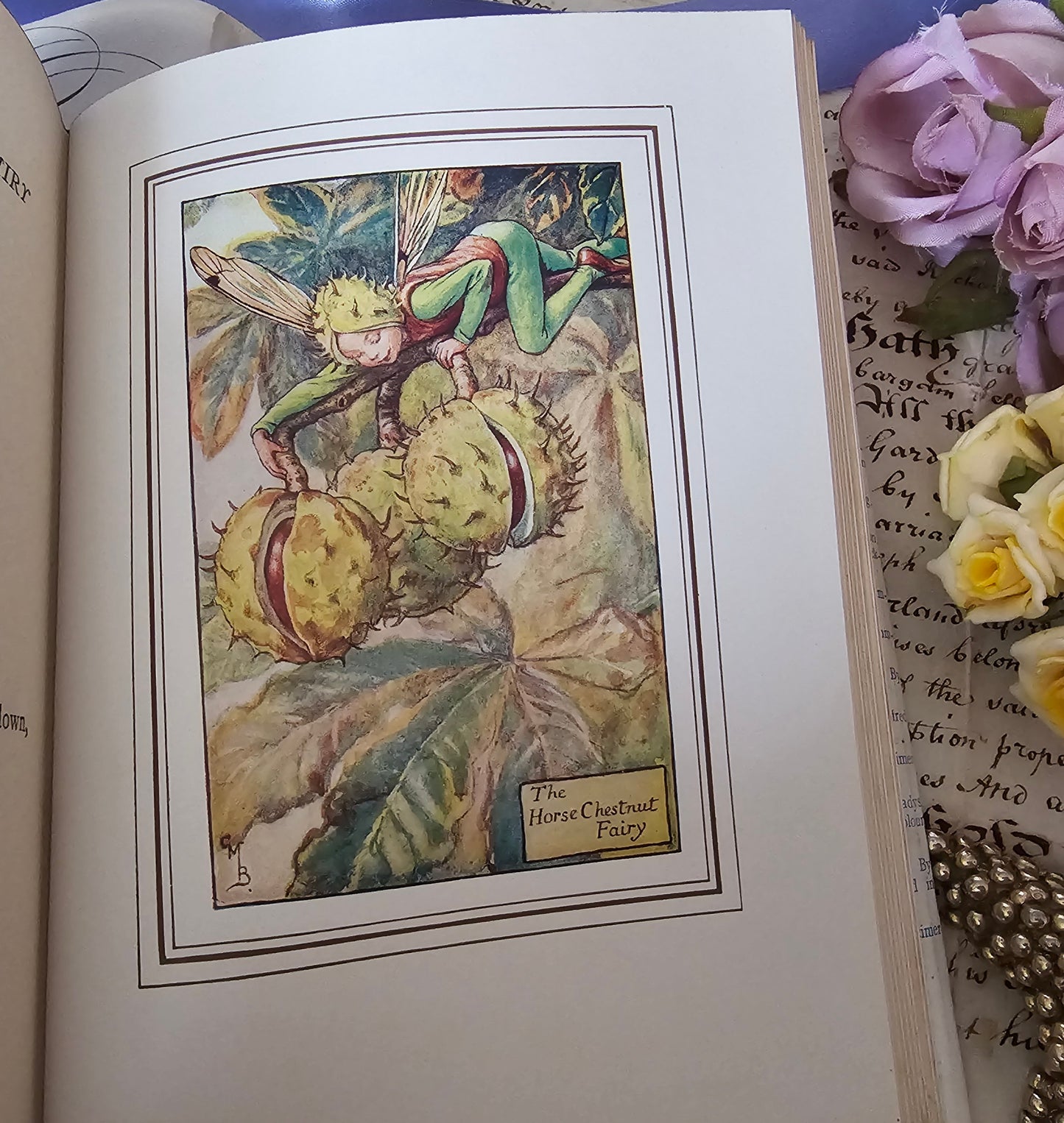 1950 The Book of the Flower Fairies, Poems and Pictures by Cicely Mary Barker / Blackie & Son / Scarce Dust Jacket / In Very Good Condition