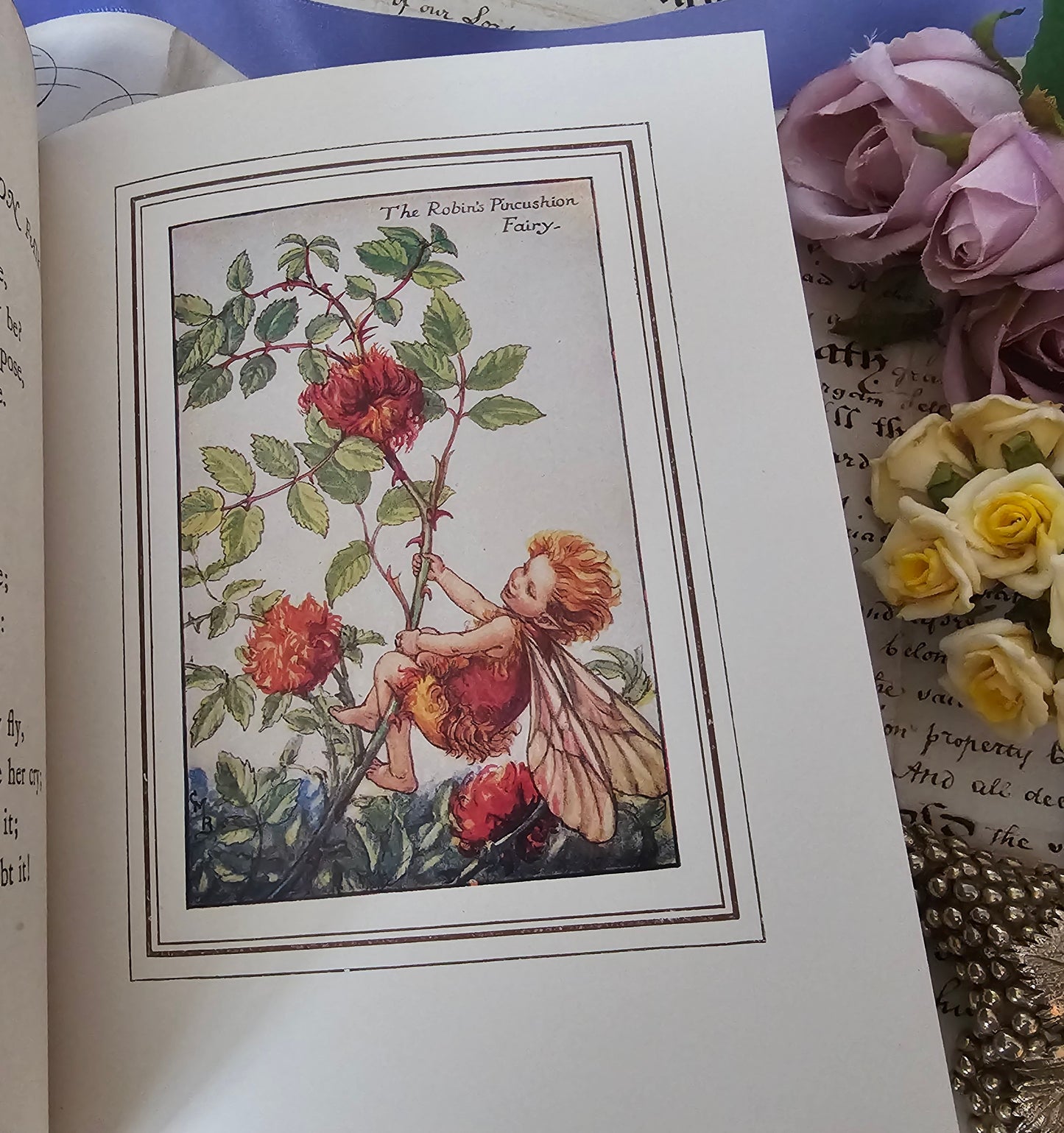 1950 The Book of the Flower Fairies, Poems and Pictures by Cicely Mary Barker / Blackie & Son / Scarce Dust Jacket / In Very Good Condition