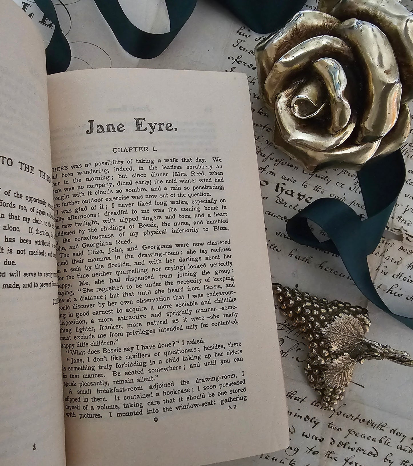 c1918 Jane Eyre by Charlotte Bronte / Scarce & Beautiful Leather Bound Edition / Collins Clear-Type / Illustrated / In Very Good Condition