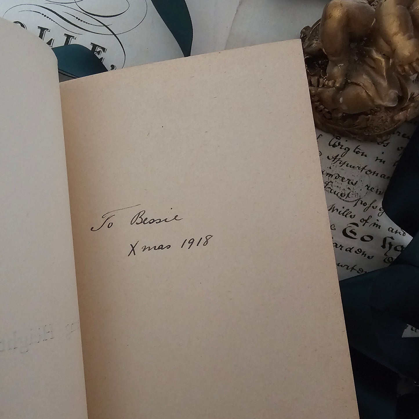 c1918 Wuthering Heights by Emily Bronte / Scarce & Beautiful Leather Bound Edition / Collins Clear-Type / Illustrated / Excellent Condition