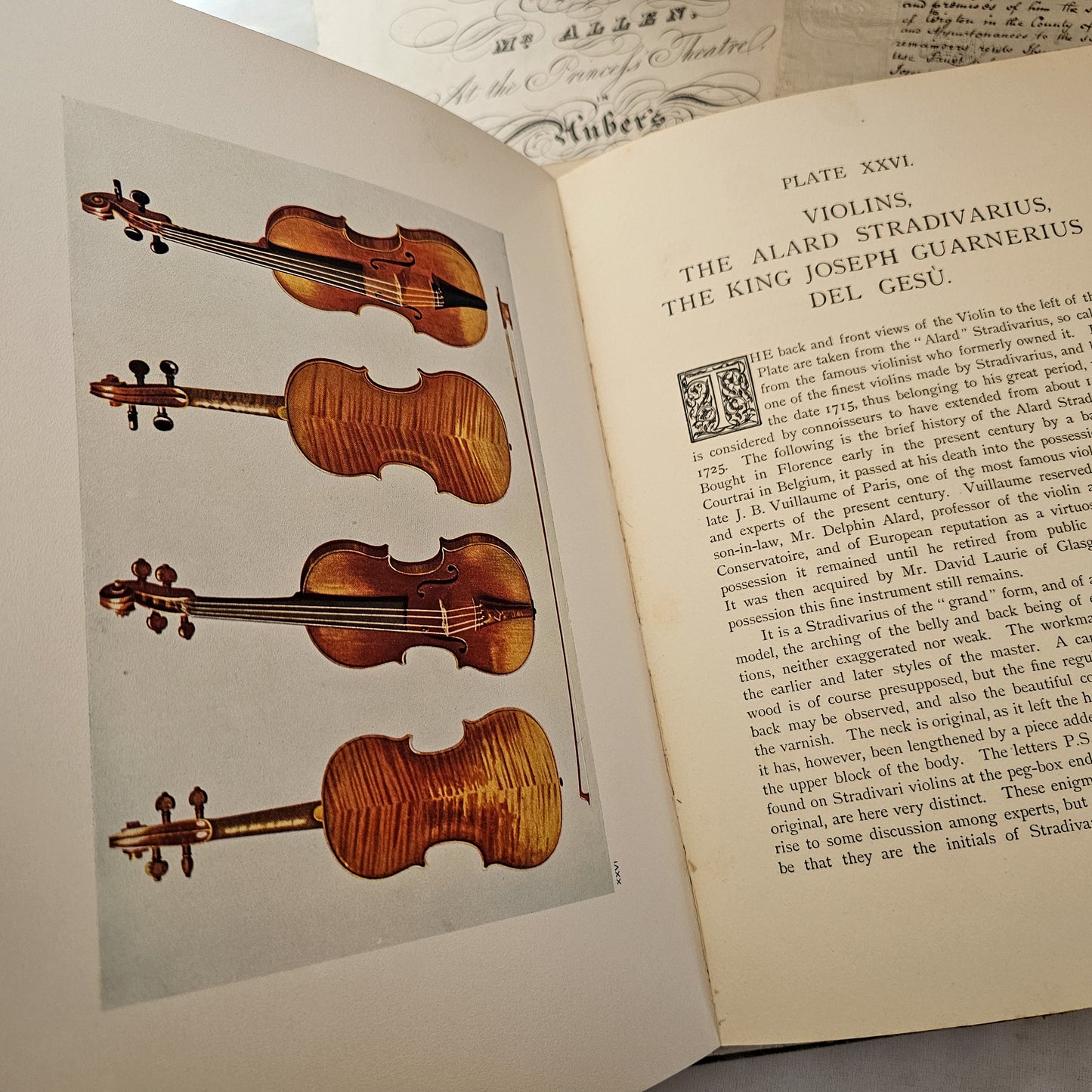 1921 Musical Instruments - Historic, Rare and Unique by AJ Hipkins / A&C Black, London / 48 Beautiful Colour Plates / Large Antique Hardback