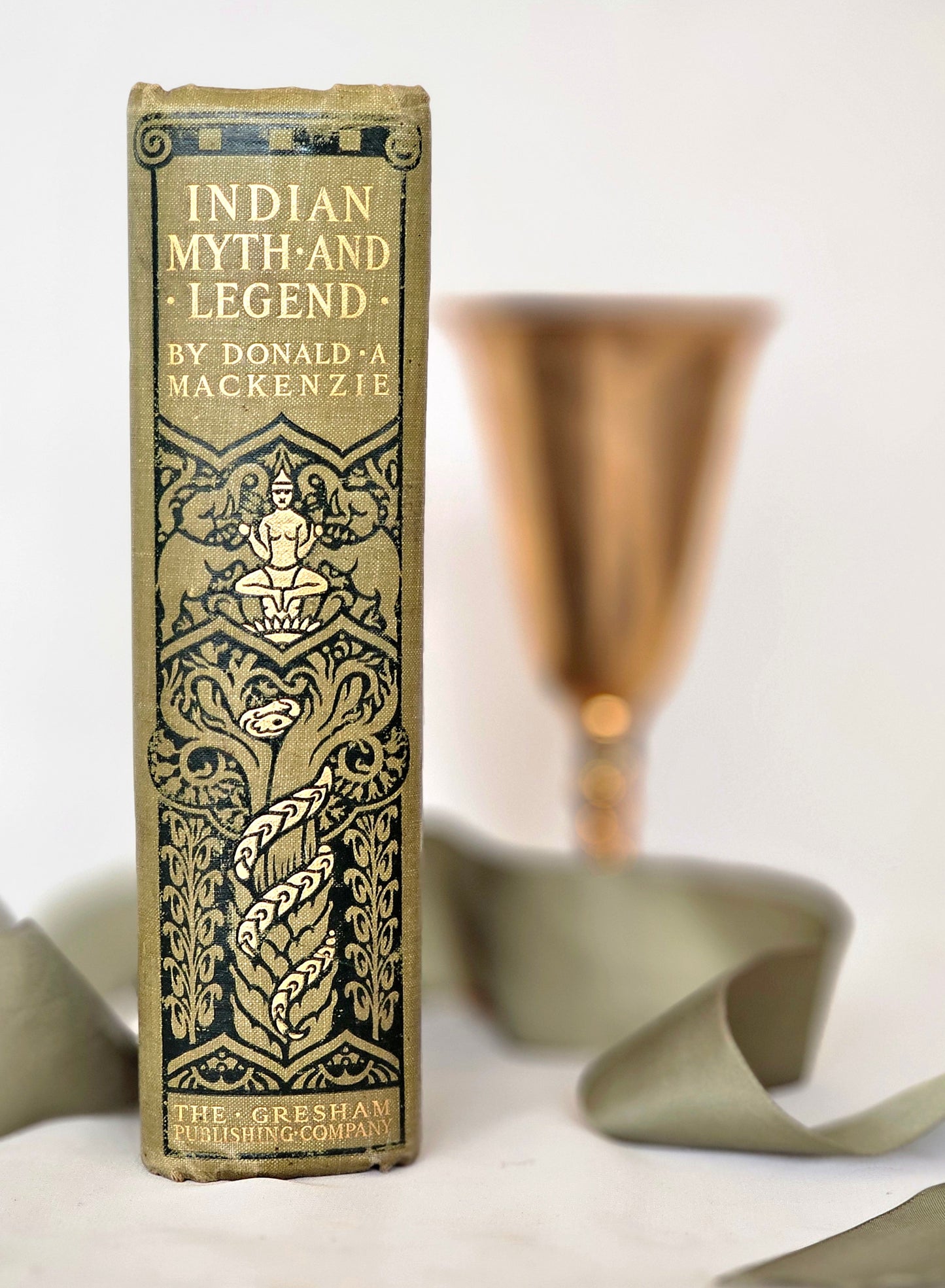 1913 Indian Myth and Legend by AR Hope-Moncrieff / The Gresham Publishing Company Ltd / Colour and BW Illustrations / In Very Good Condition