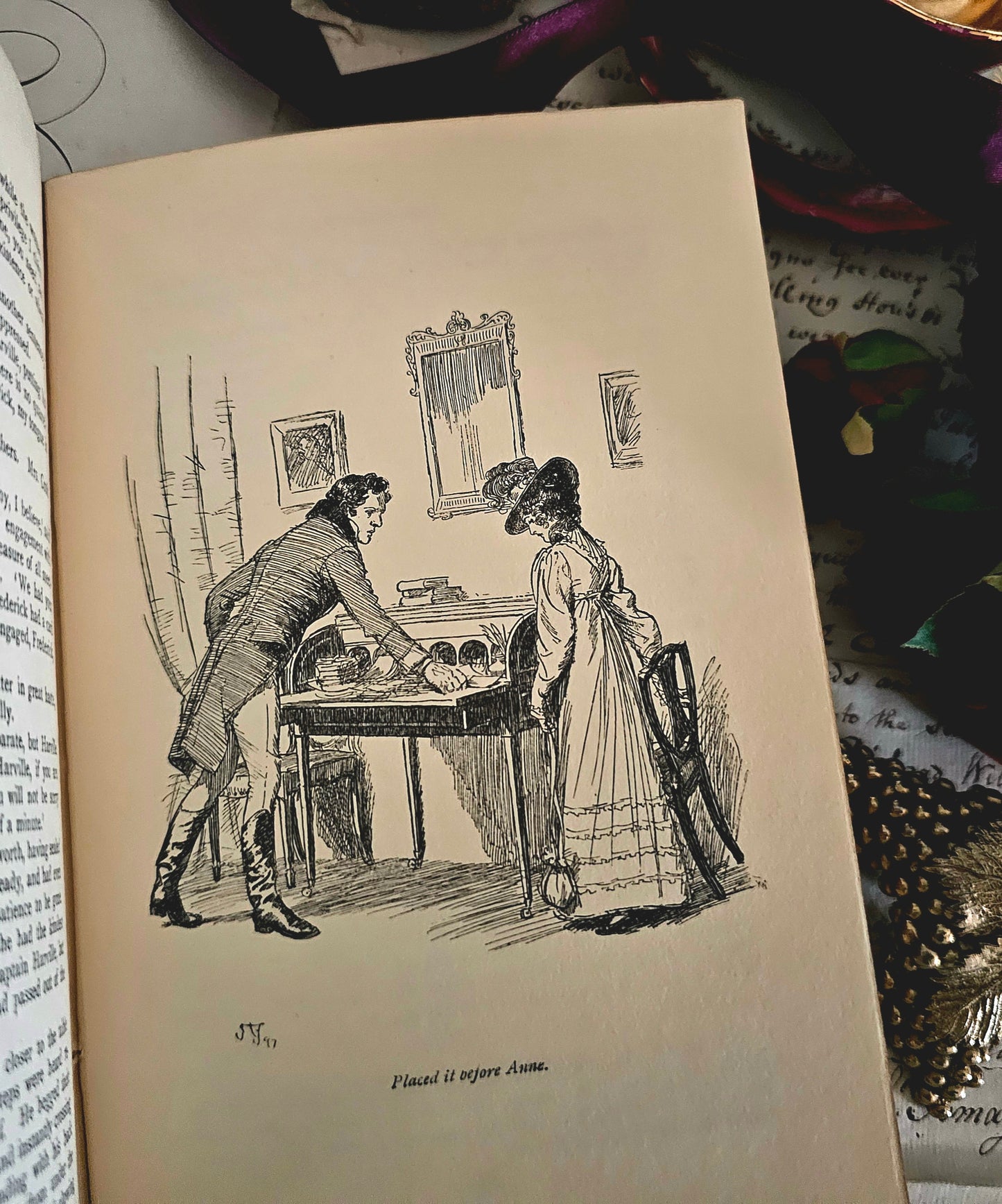 1906 Northanger Abbey & Persuasion by Jane Austen / In Very Good Condition / Macmillan, London / Beautiful Art Nouveau Boards / Illustrated