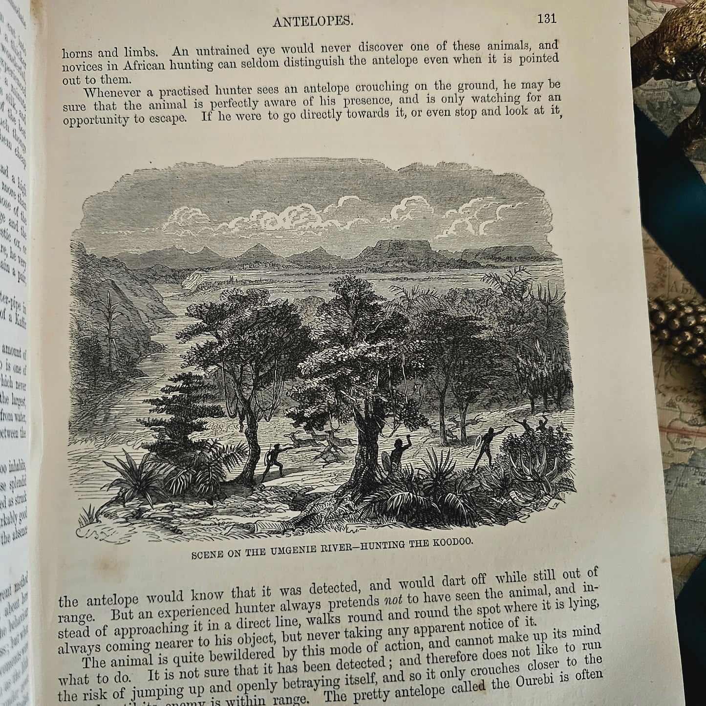 1874 The Natural History of Man by Rev JG Wood / G Routledge & Sons, London / Africa / In Very Good Condition / Richly Illustrated