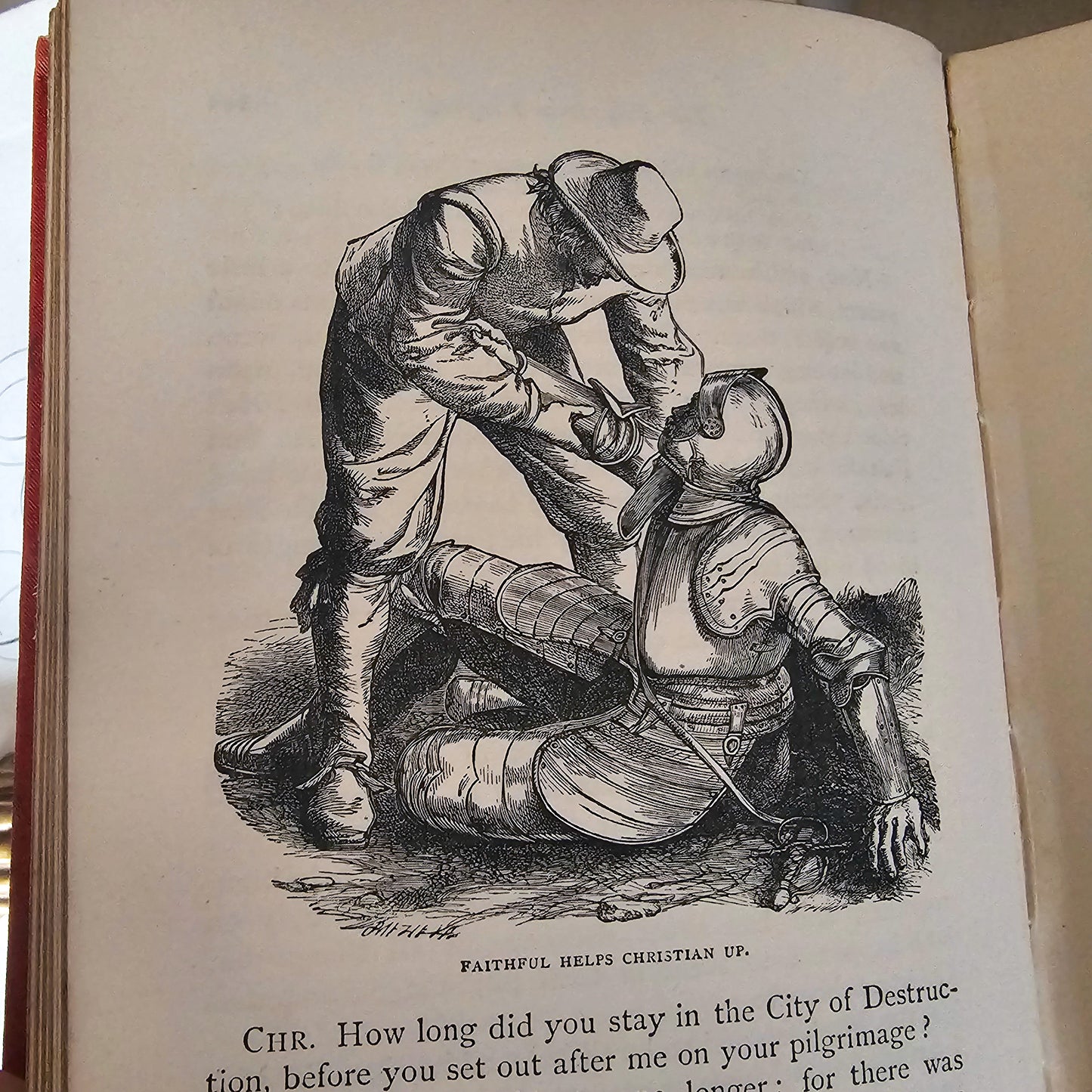 1890s Pilgrim's Progress by John Bunyan / George Routledge, London / Beautifully Decorative / Richly Illustrated / In Excellent Condition