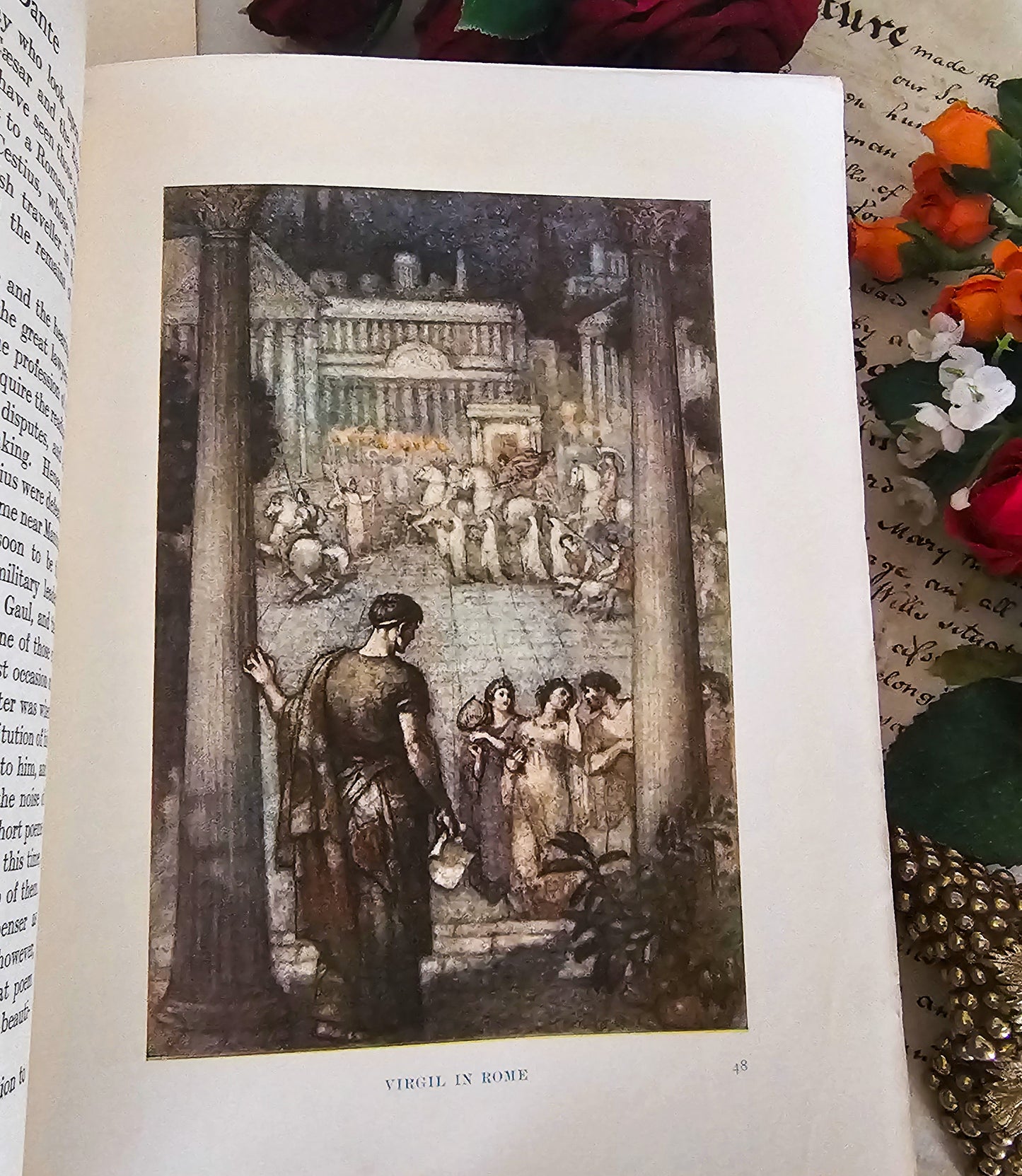 1910 Stories From Dante by Susan Cunnington / George Harrap & Co., London / 16 Colour Plates / Lovely Decorative Boards / In Good Condition