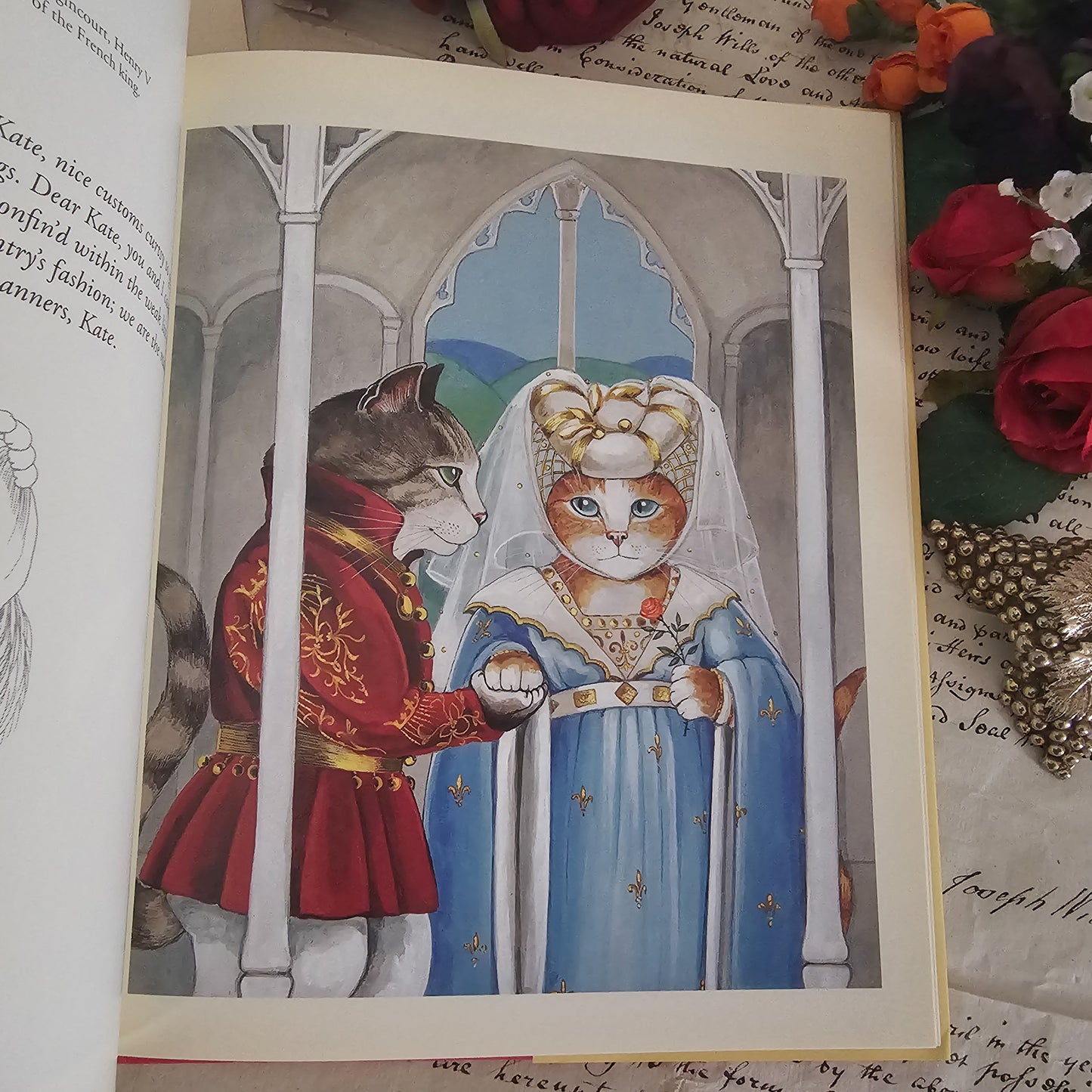 1996 Shakespeare Cats by Susan Herbert / Bulfinch Press / 32 Adorable Cats in Shakespeare Costumes / Vintage Book in Good Condition