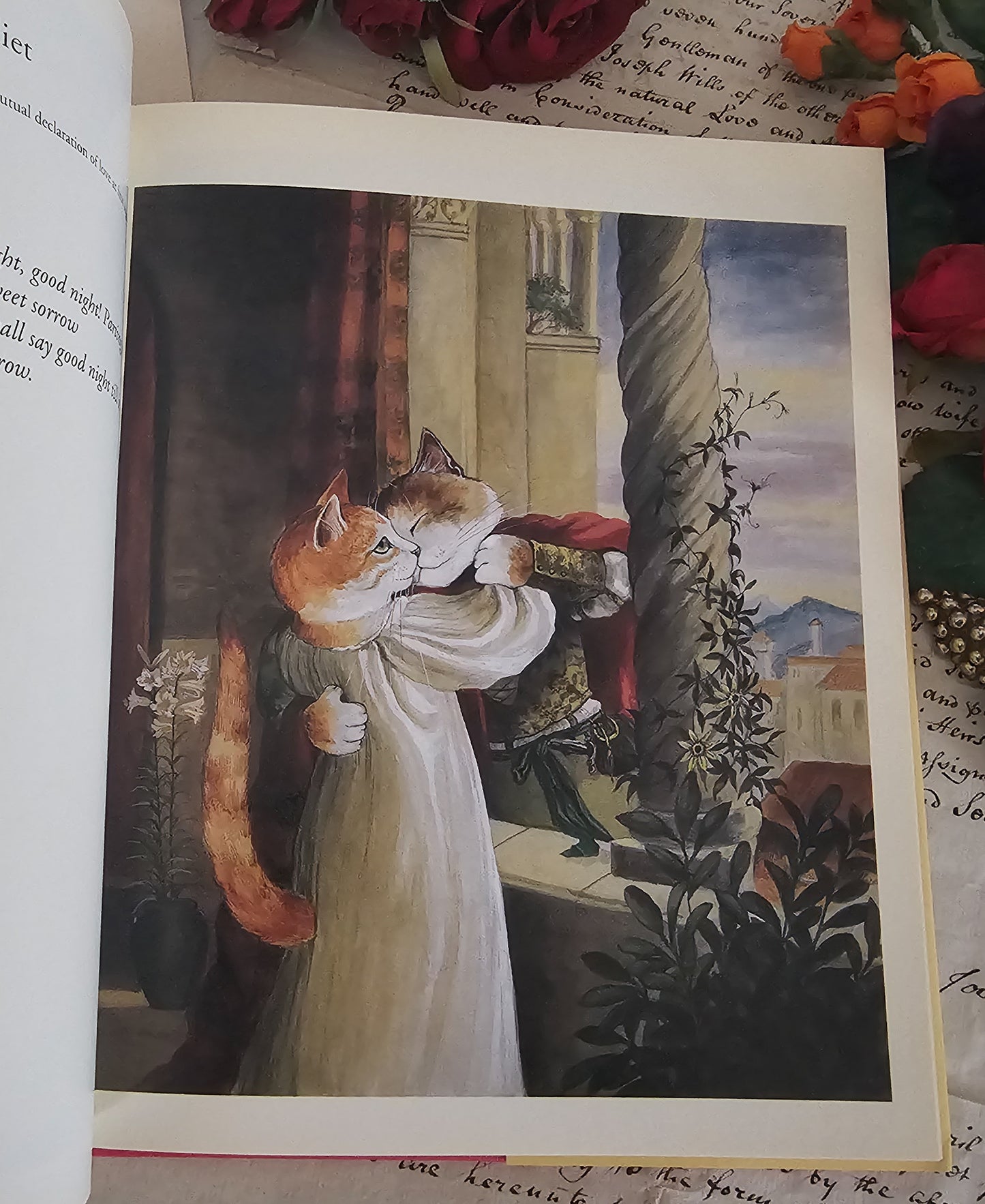 1996 Shakespeare Cats by Susan Herbert / Bulfinch Press / 32 Adorable Cats in Shakespeare Costumes / Vintage Book in Good Condition