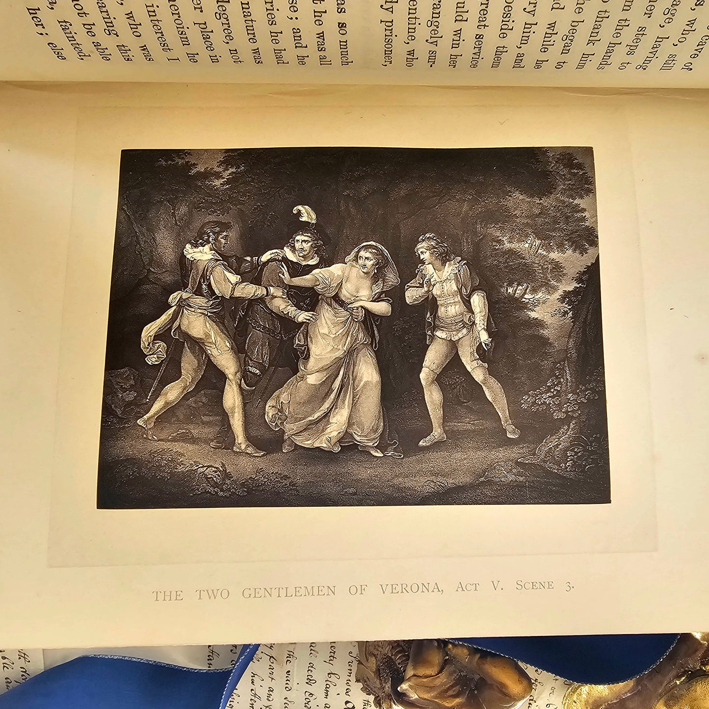 1890 Tales From Shakespeare by Charles and Mary Lamb / Bickers & Son, London / 12 Black and White Illustrations / In Very Good Condition