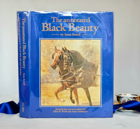 1989 The Annotated Black Beauty by Anna Sewell / JA Allen, London / Wonderful Comprehensive Goldmine of Information / Richly Illustrated