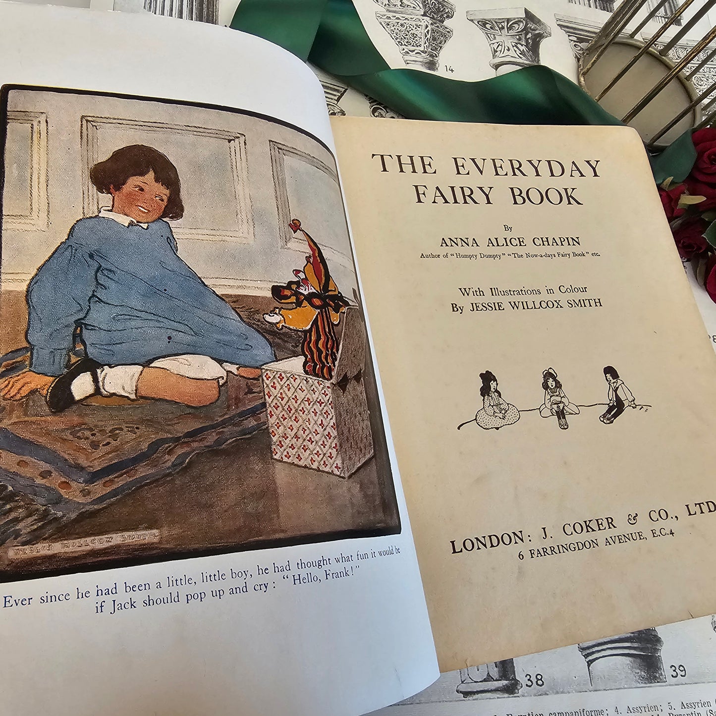 1929 Everyday Fairy Book by Anna Alice Chapin / J Coker & Co., London / Illustrated in  Colour by Jessie Willcox Smith / In Good Condition