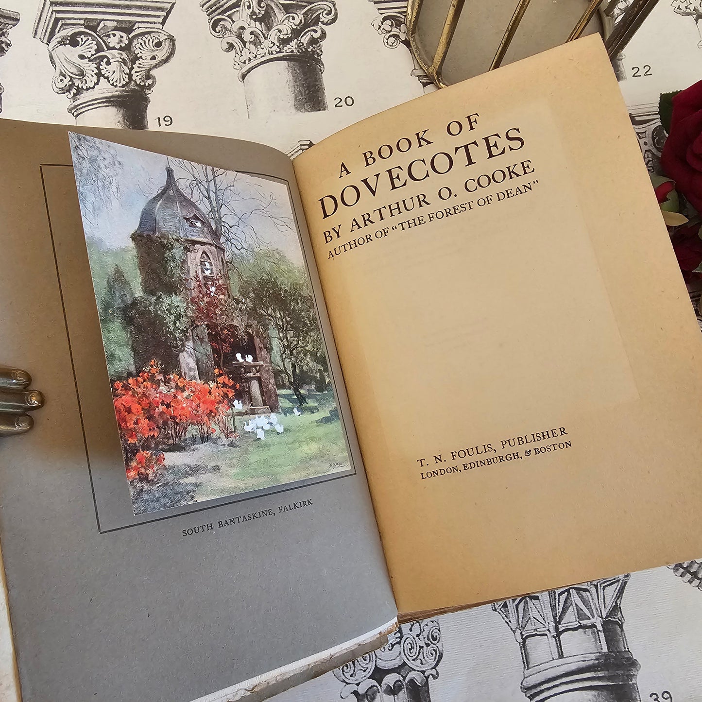 1920 A Book of Dovecotes by A Cooke / TN Foulis, London / Richly Illustrated / Fascinating History, Architecture and Location Guide