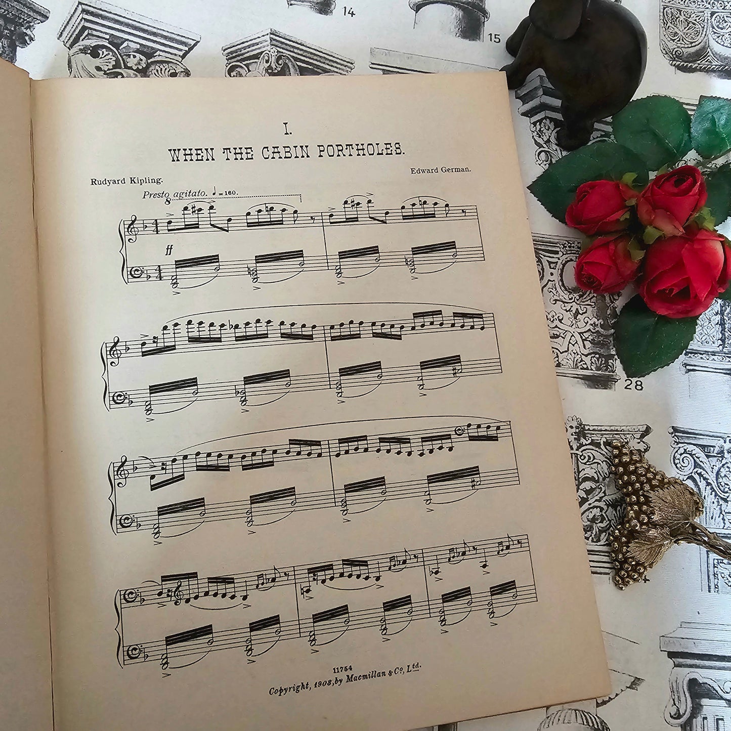 1927 The Just So Song Book - Being the Songs From Rudyard Kipling's Just So Stories / In Excellent Condition / For Voice and Piano