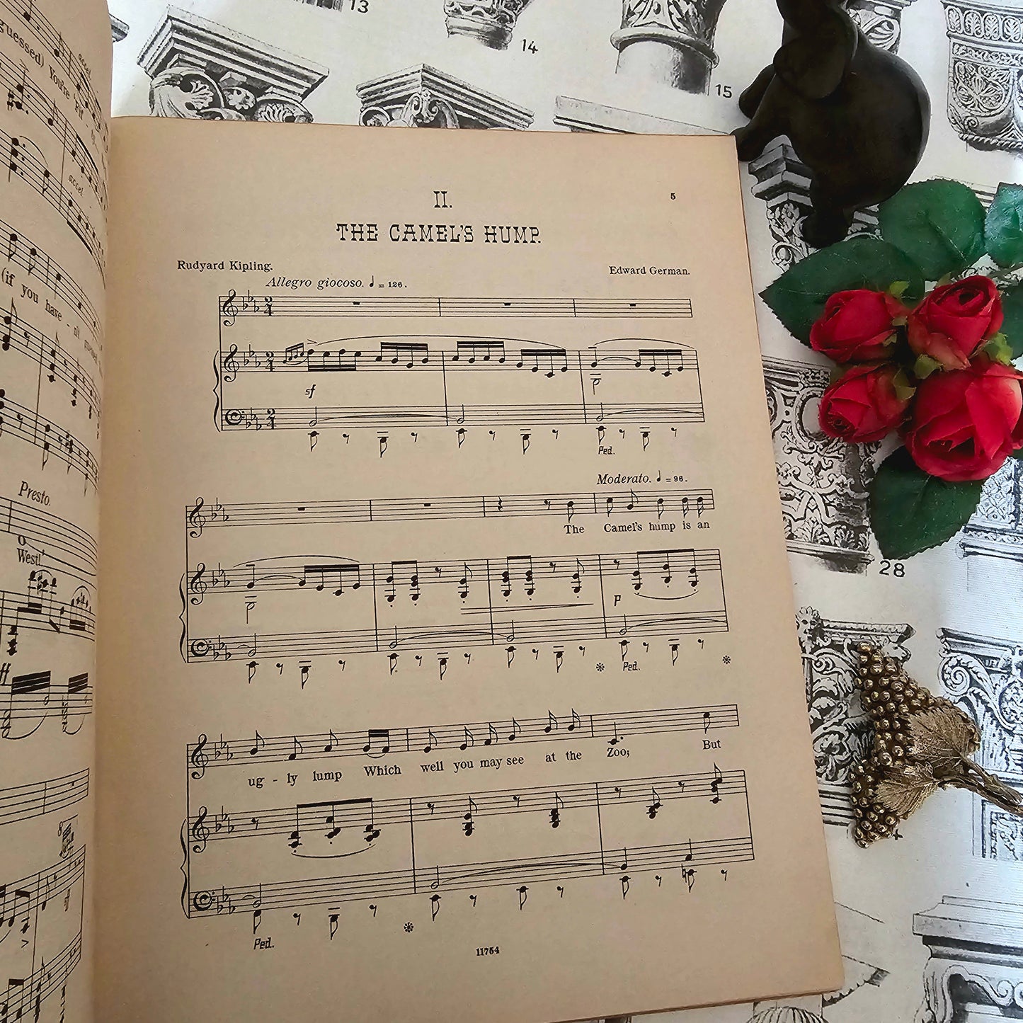 1927 The Just So Song Book - Being the Songs From Rudyard Kipling's Just So Stories / In Excellent Condition / For Voice and Piano