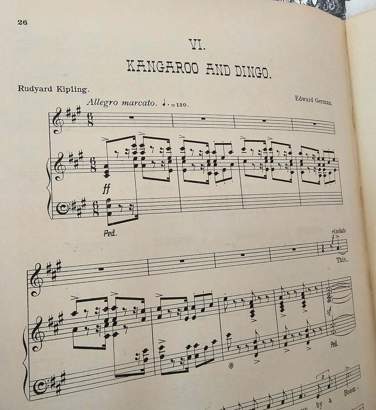 1927 The Just So Song Book - Being the Songs From Rudyard Kipling's Just So Stories / In Excellent Condition / For Voice and Piano