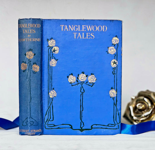 c1900 Tanglewood Tales by Nigel Hawthorne / Henry Frowde, London / With Four Colour Plates / Lovely Art Nouveau Decorative Boards