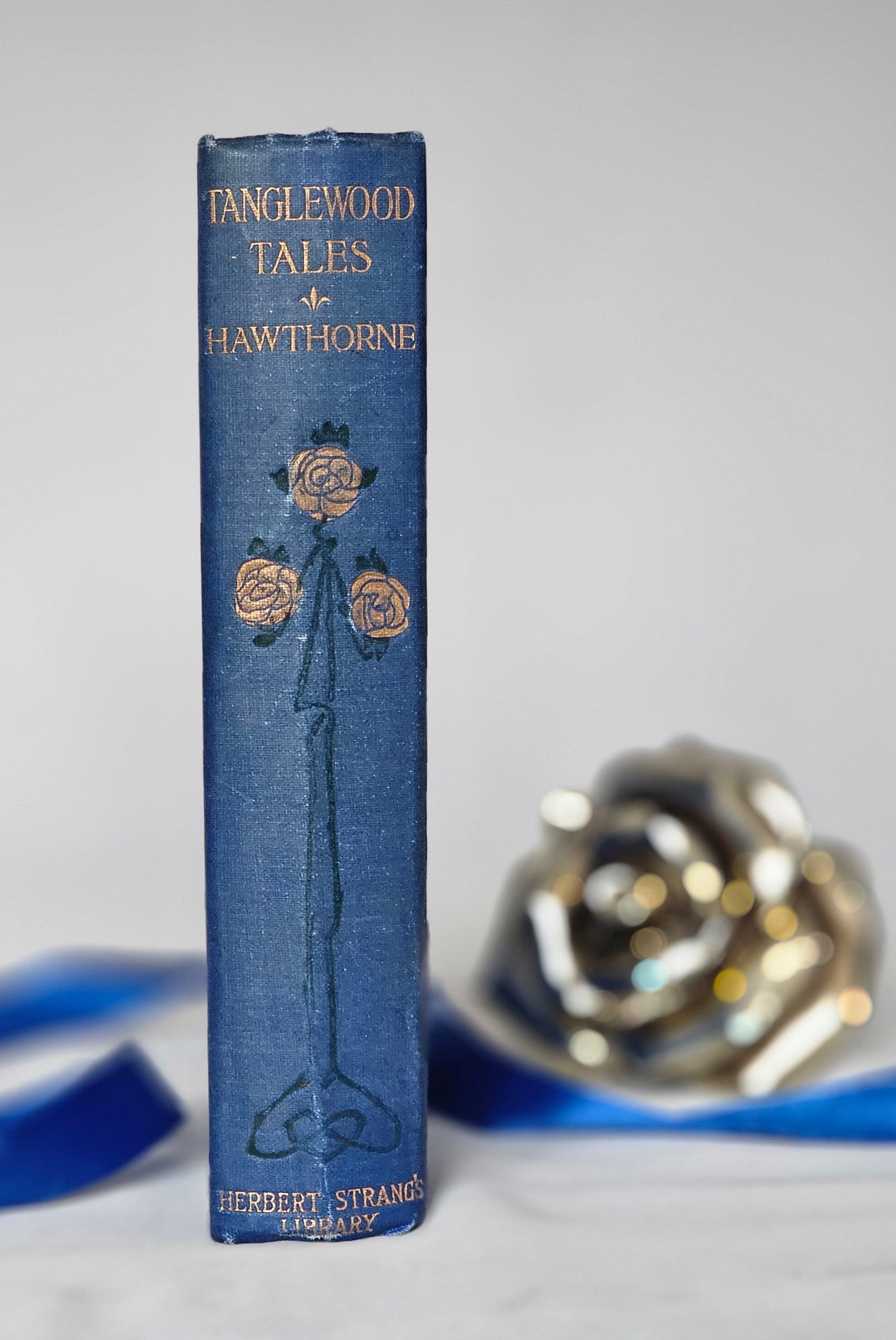 c1900 Tanglewood Tales by Nigel Hawthorne / Henry Frowde, London / With Four Colour Plates / Lovely Art Nouveau Decorative Boards