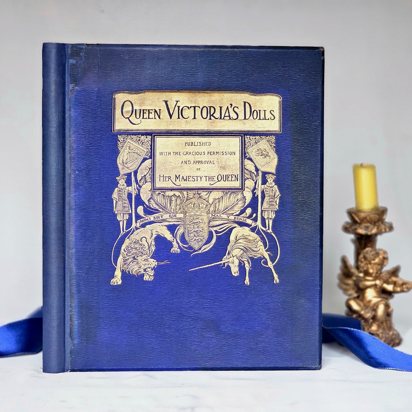 1894 Queen Victoria's Dolls by Frances Low / First Edition, George Newnes, London / Large Antique Book / Beautifully Illustrated Throughout