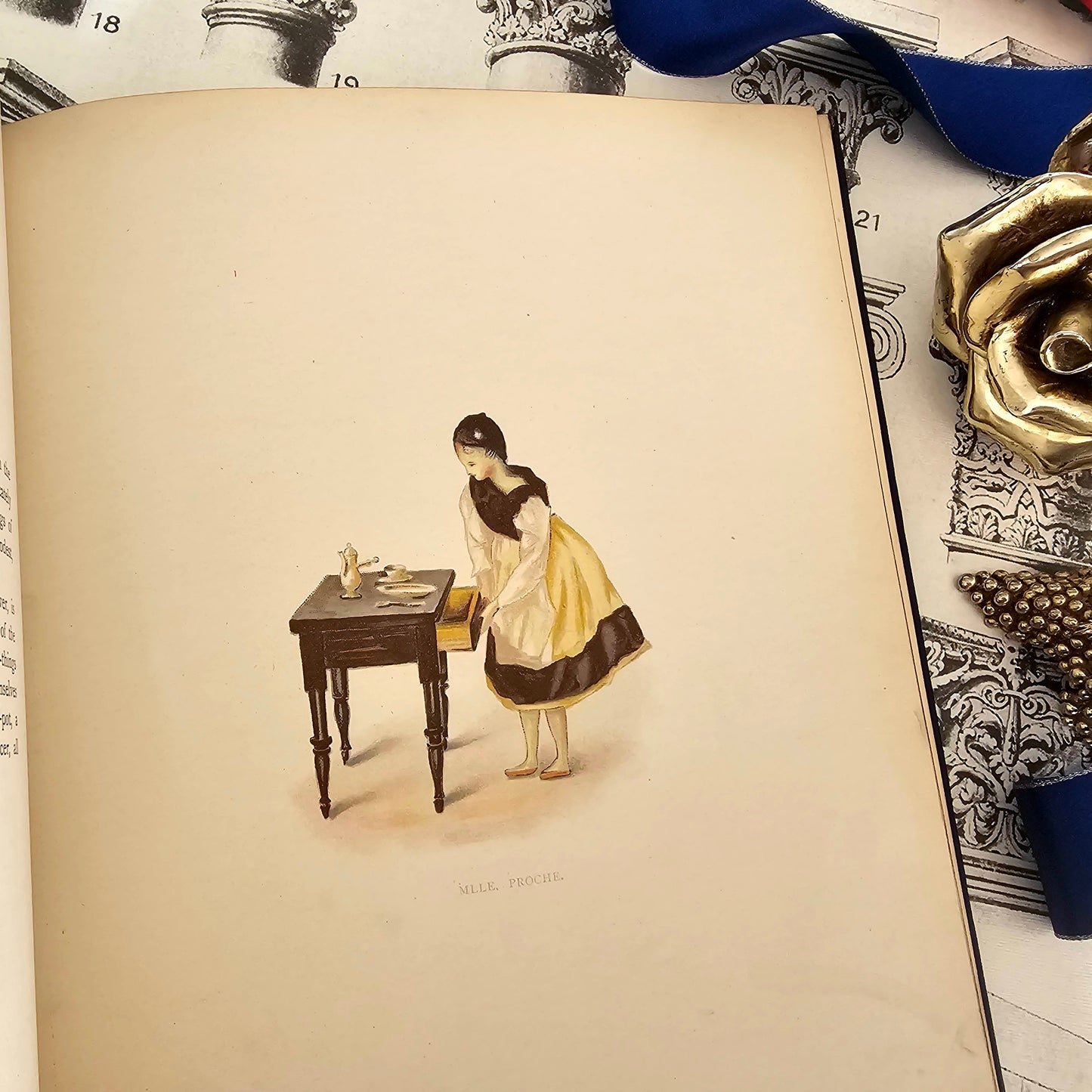 1894 Queen Victoria's Dolls by Frances Low / First Edition, George Newnes, London / Large Antique Book / Beautifully Illustrated Throughout