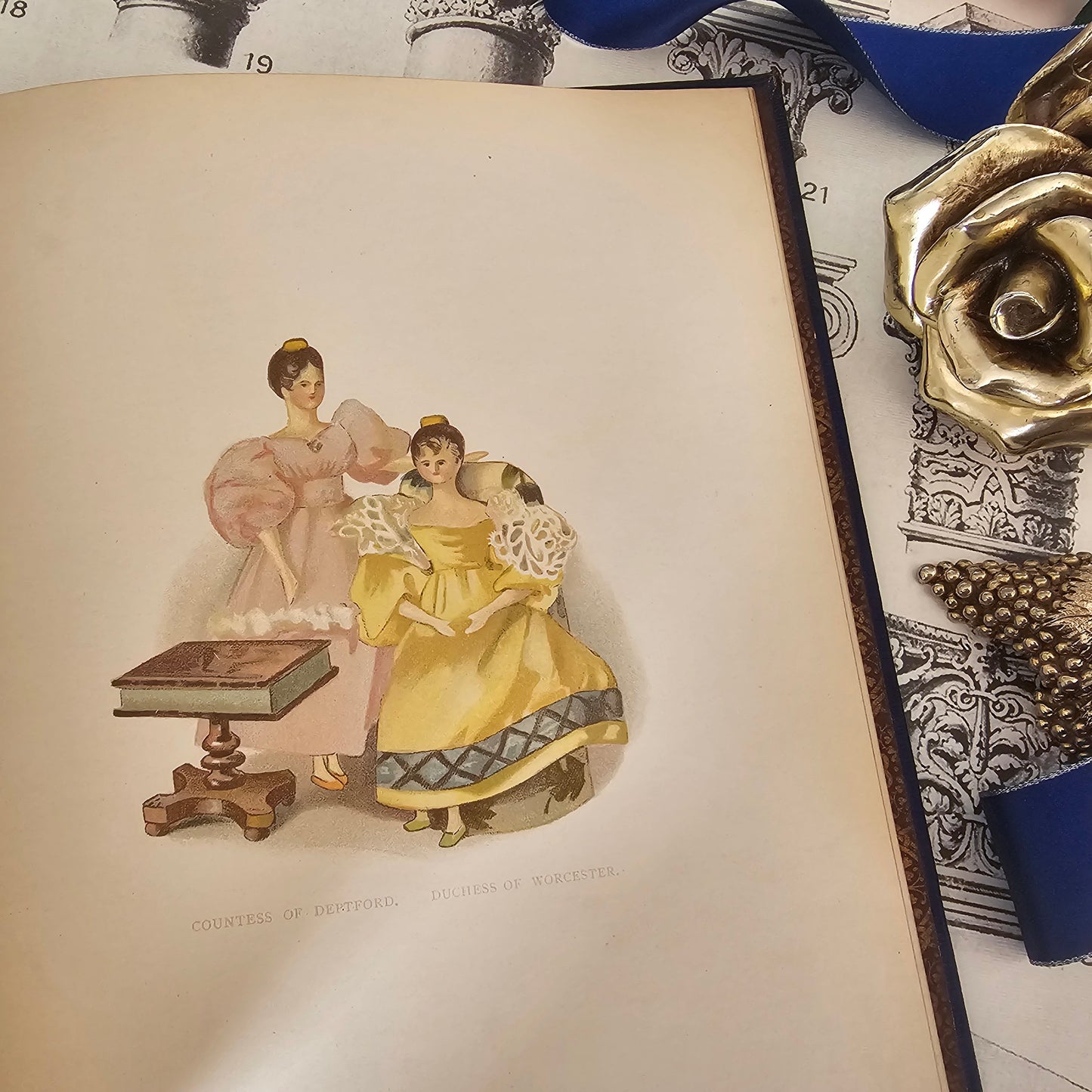 1894 Queen Victoria's Dolls by Frances Low / First Edition, George Newnes, London / Large Antique Book / Beautifully Illustrated Throughout